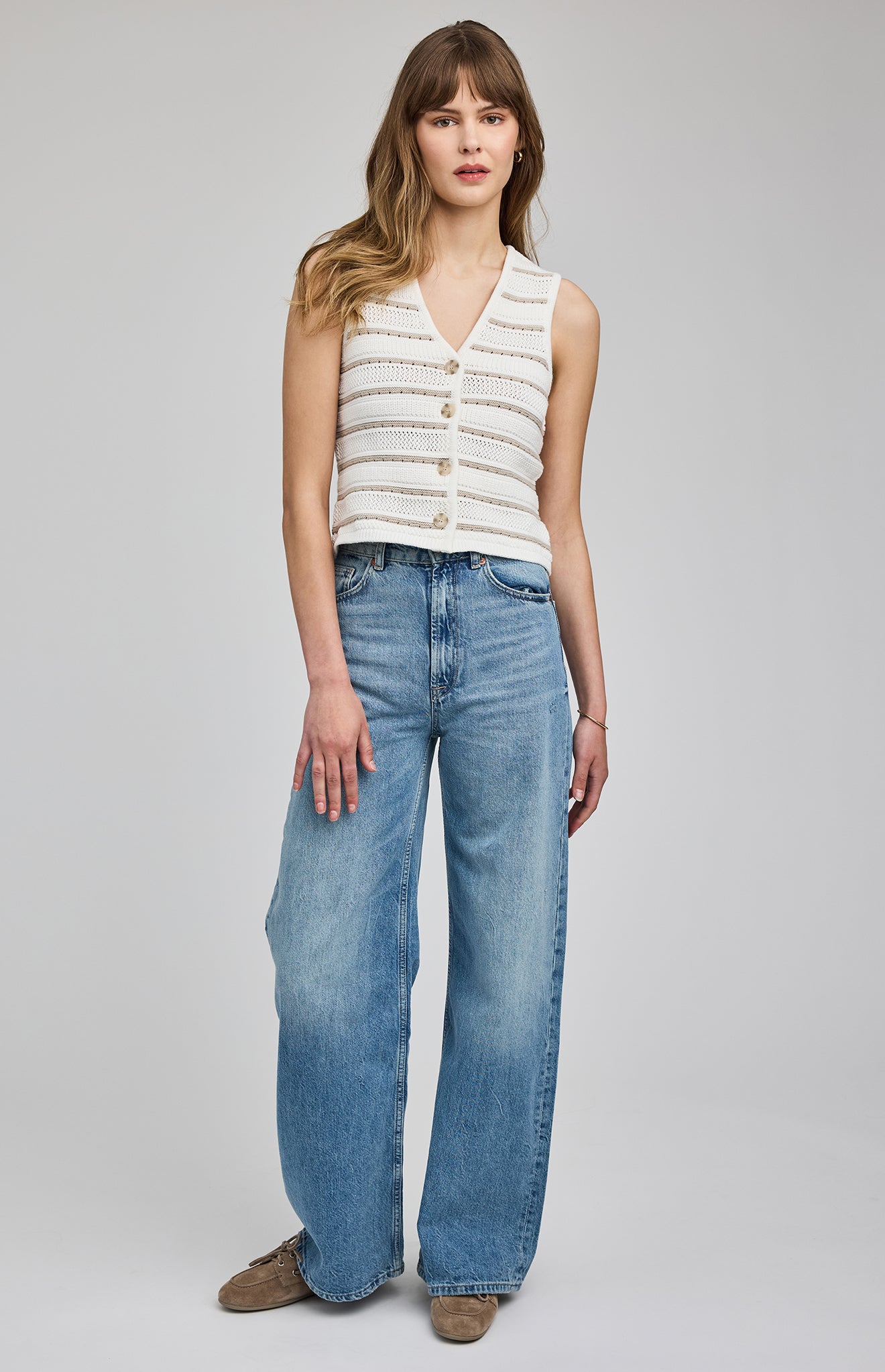 *PRE ORDER* GENTLE FAWN MARIANA KNIT TANK - BEECHWOOD STRIPES