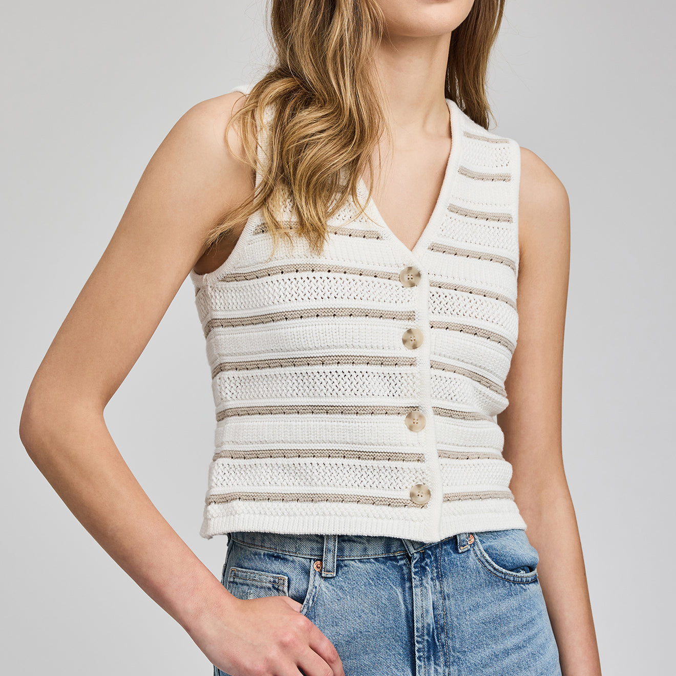 *PRE ORDER* GENTLE FAWN MARIANA KNIT TANK - BEECHWOOD STRIPES