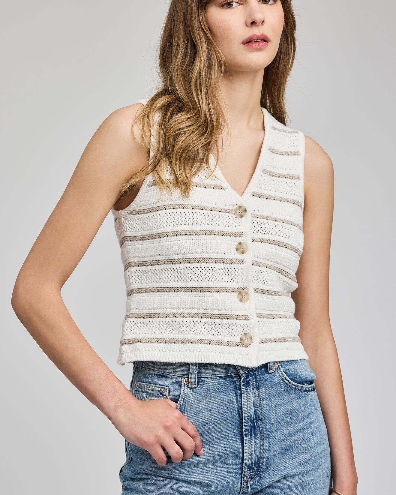 *PRE ORDER* GENTLE FAWN MARIANA KNIT TANK - BEECHWOOD STRIPES