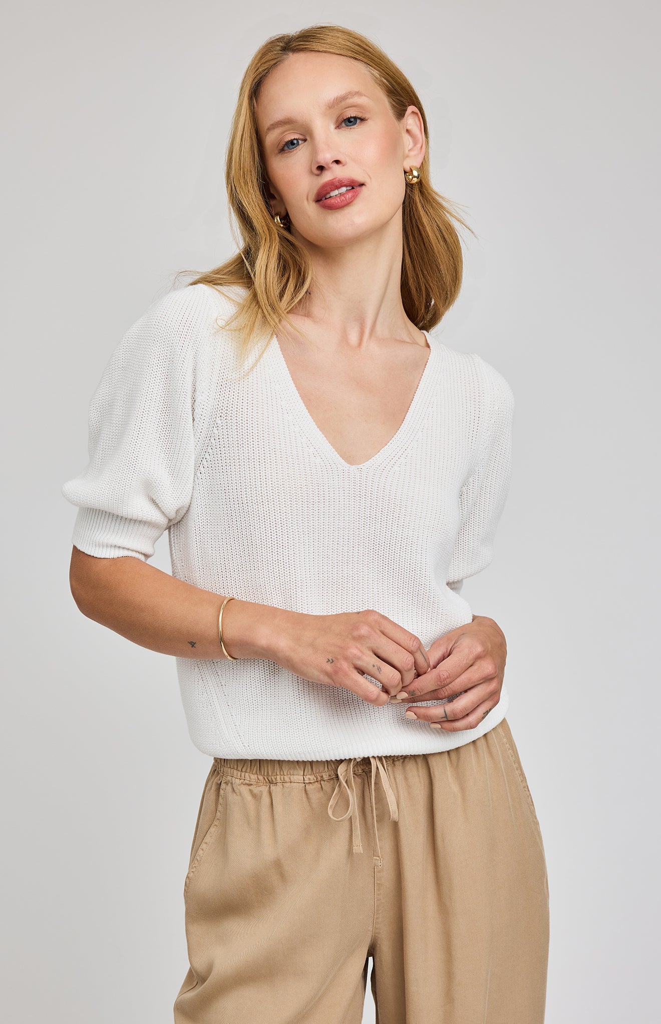 *PRE ORDER* GENTLE FAWN PHOEBE PULLOVER - WHITE