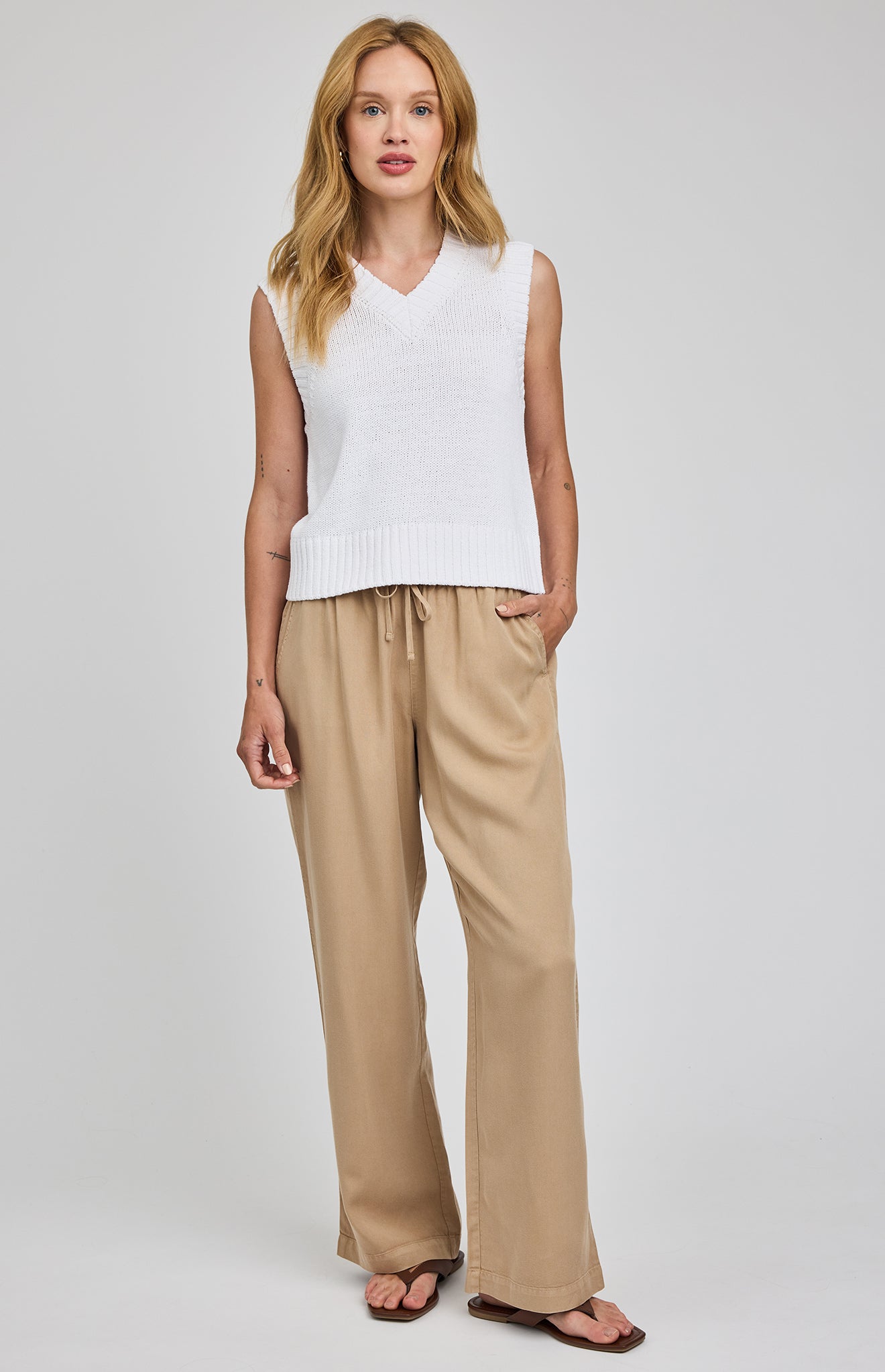 *PRE ORDER* GENTLE FAWN GABRIEL PANTS - WASHED KHAKI