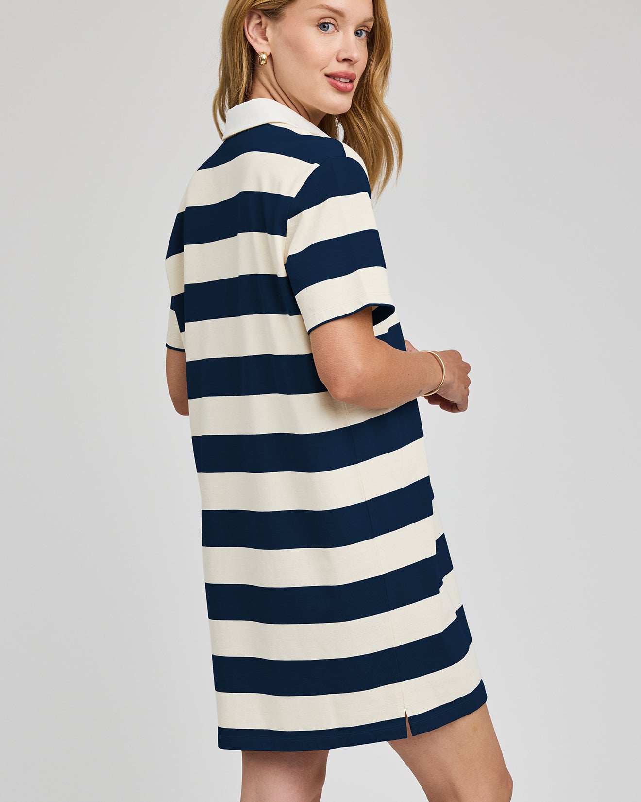 *PRE ORDER* GENTLE FAWN COLBIE TEE DRESS - NAVY STRIPE