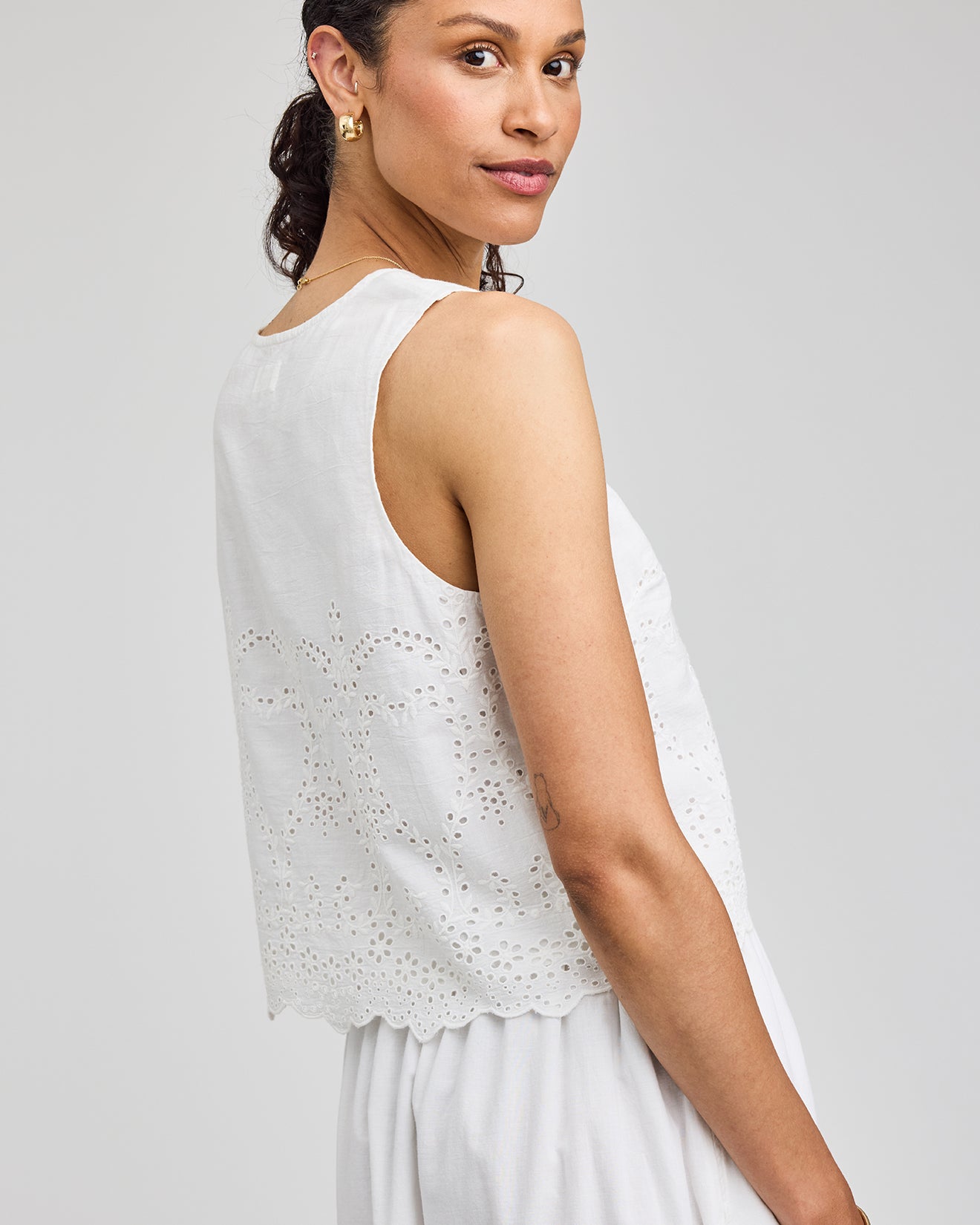 GENTLE FAWN RHEA TIE VEST - WHITE