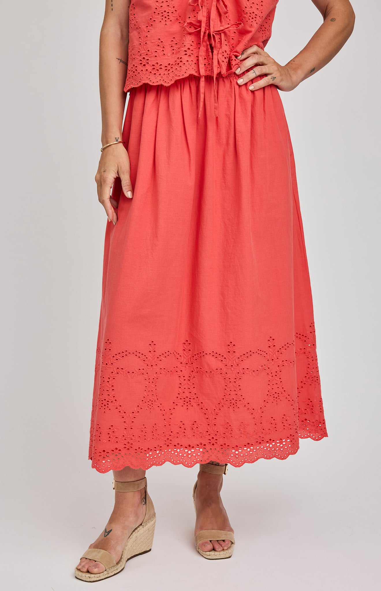 GENTLE FAWN ELODIE SKIRT - GRENADINE