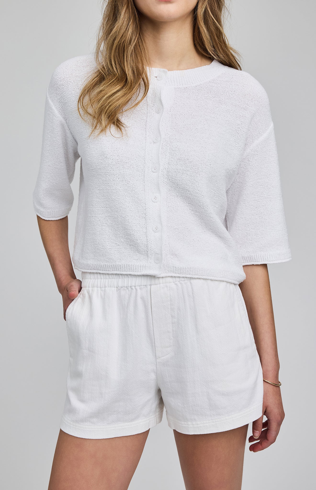 GENTLE FAWN GENEVIEVE CARDIGAN - WHITE