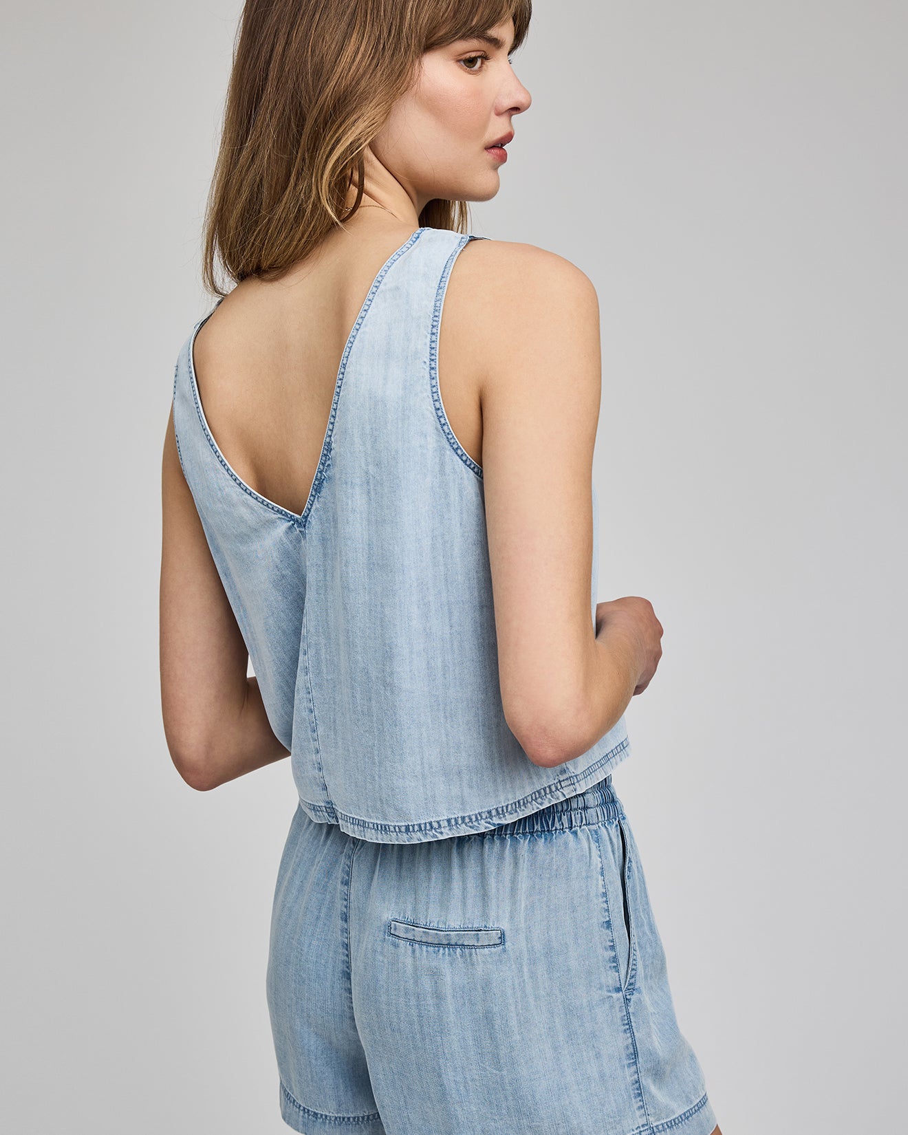 GENTLE FAWN COLETTE TANK - LIGHT BLUE