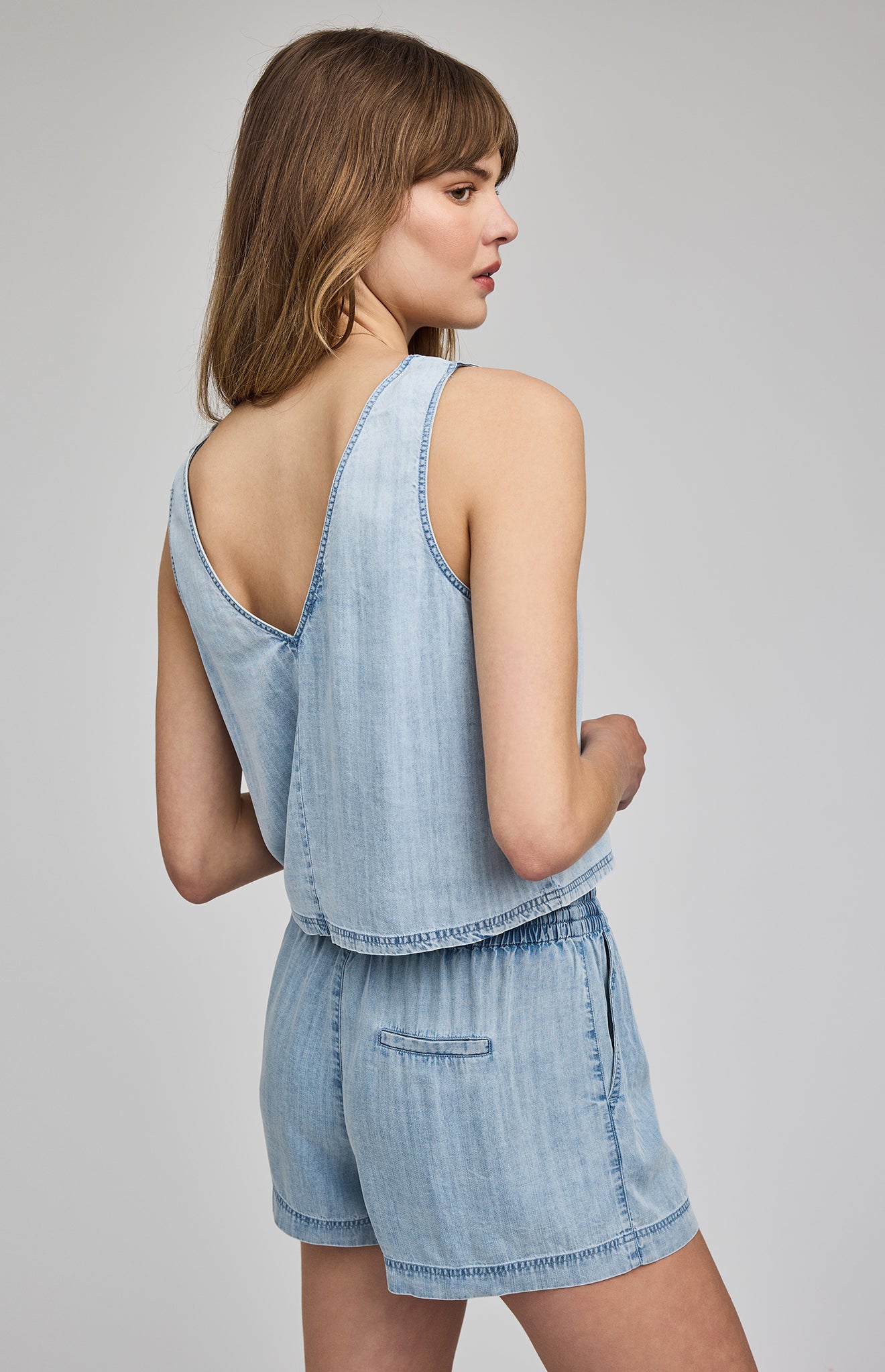 GENTLE FAWN COLETTE TANK - LIGHT BLUE