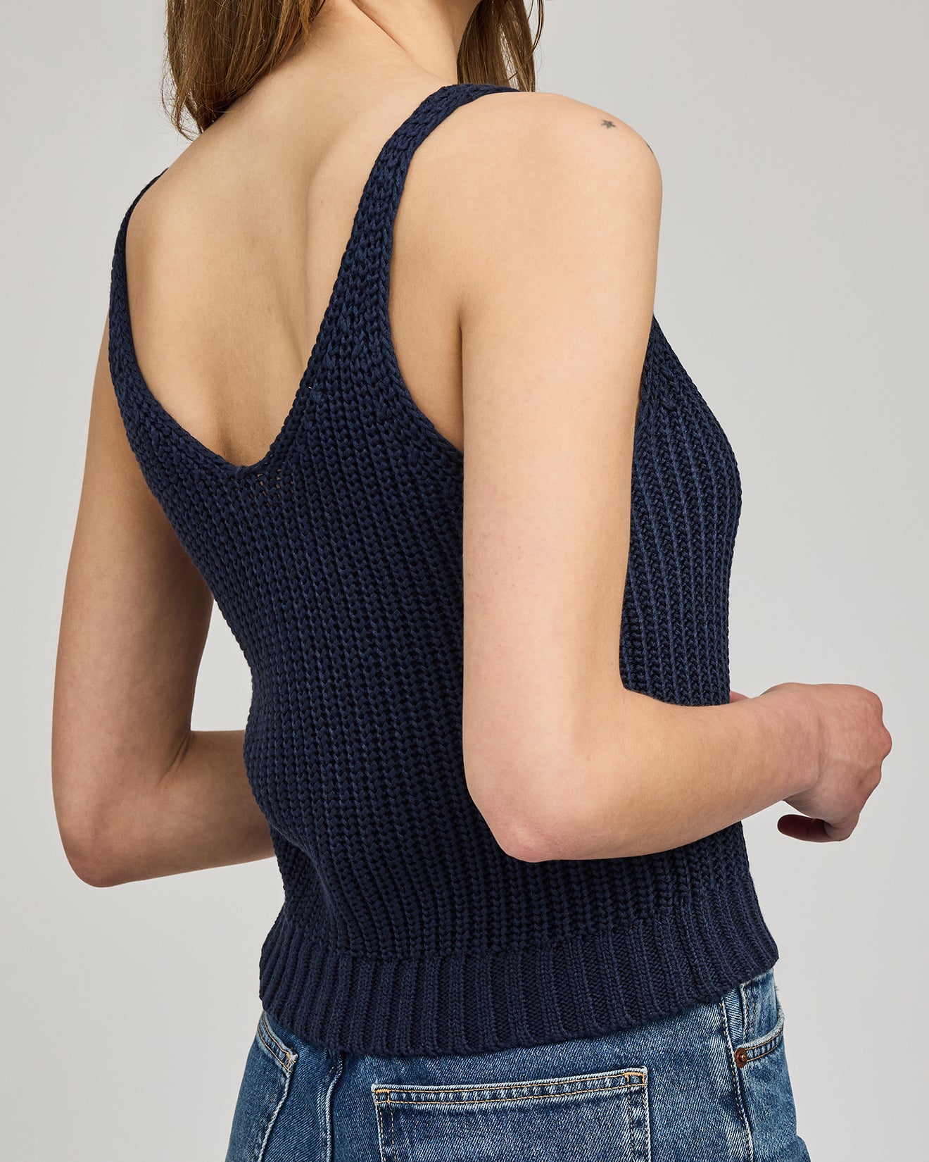 GENTLE FAWN LIZZIE KNIT TANK - NAVY