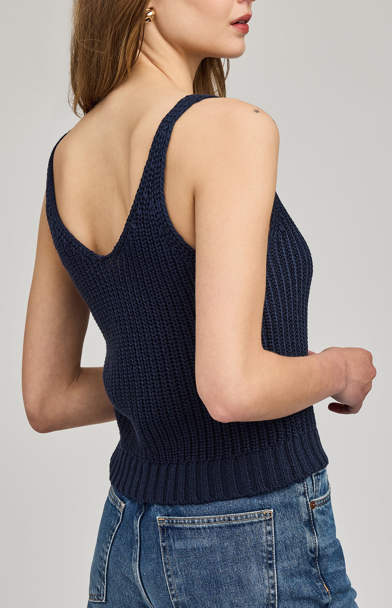 GENTLE FAWN LIZZIE KNIT TANK - NAVY