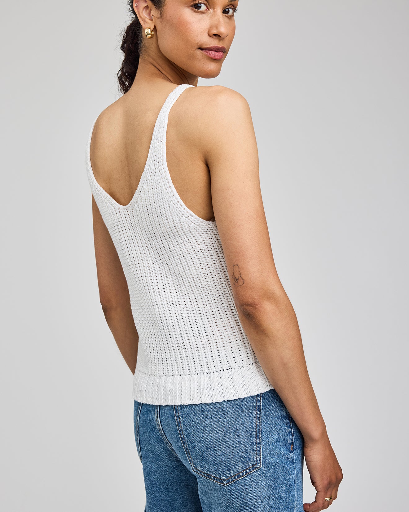 GENTLE FAWN LIZZIE KNIT TANK - WHITE