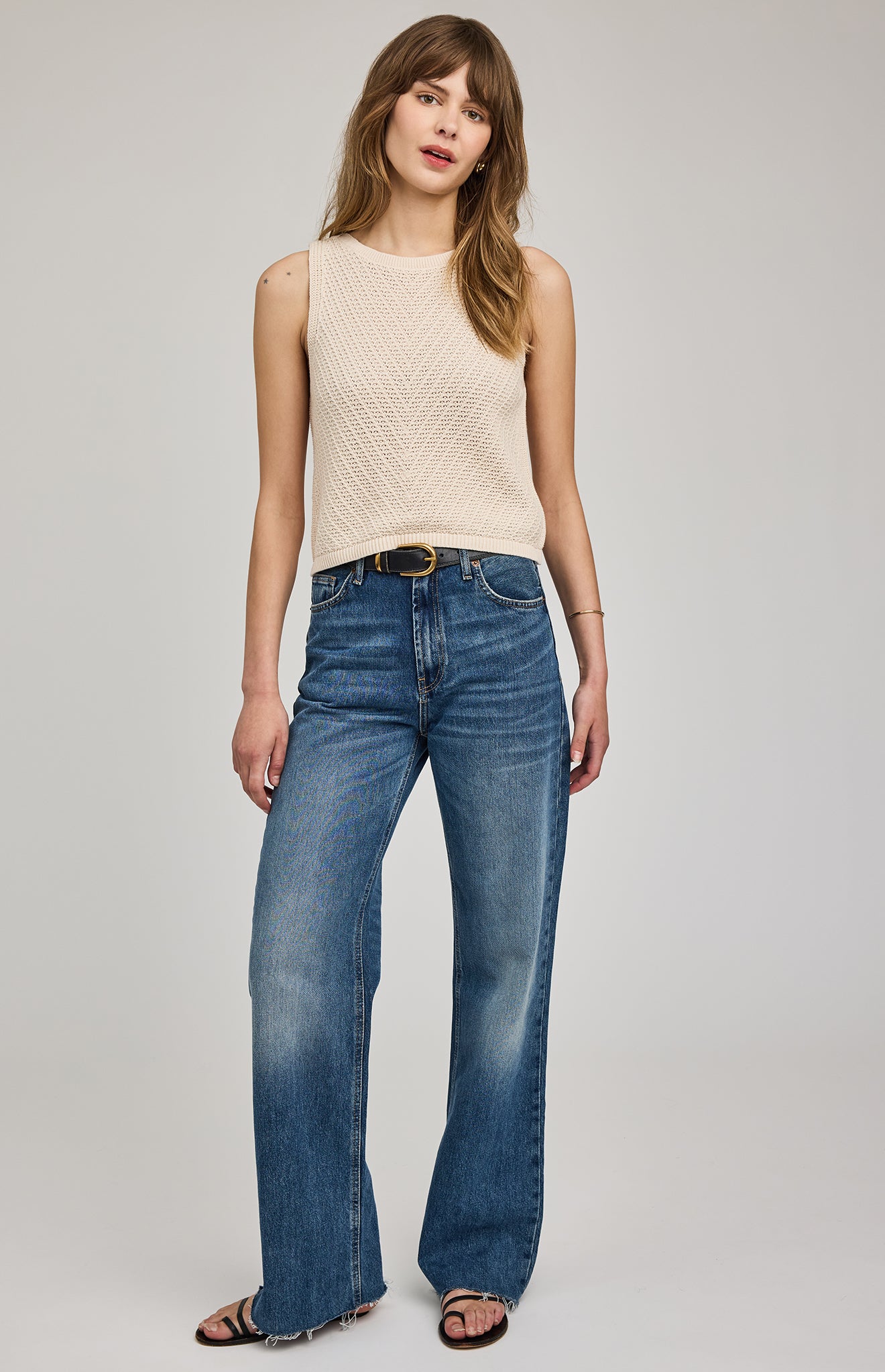 GENTLE FAWN MARISSA KNIT TANK - CREAM