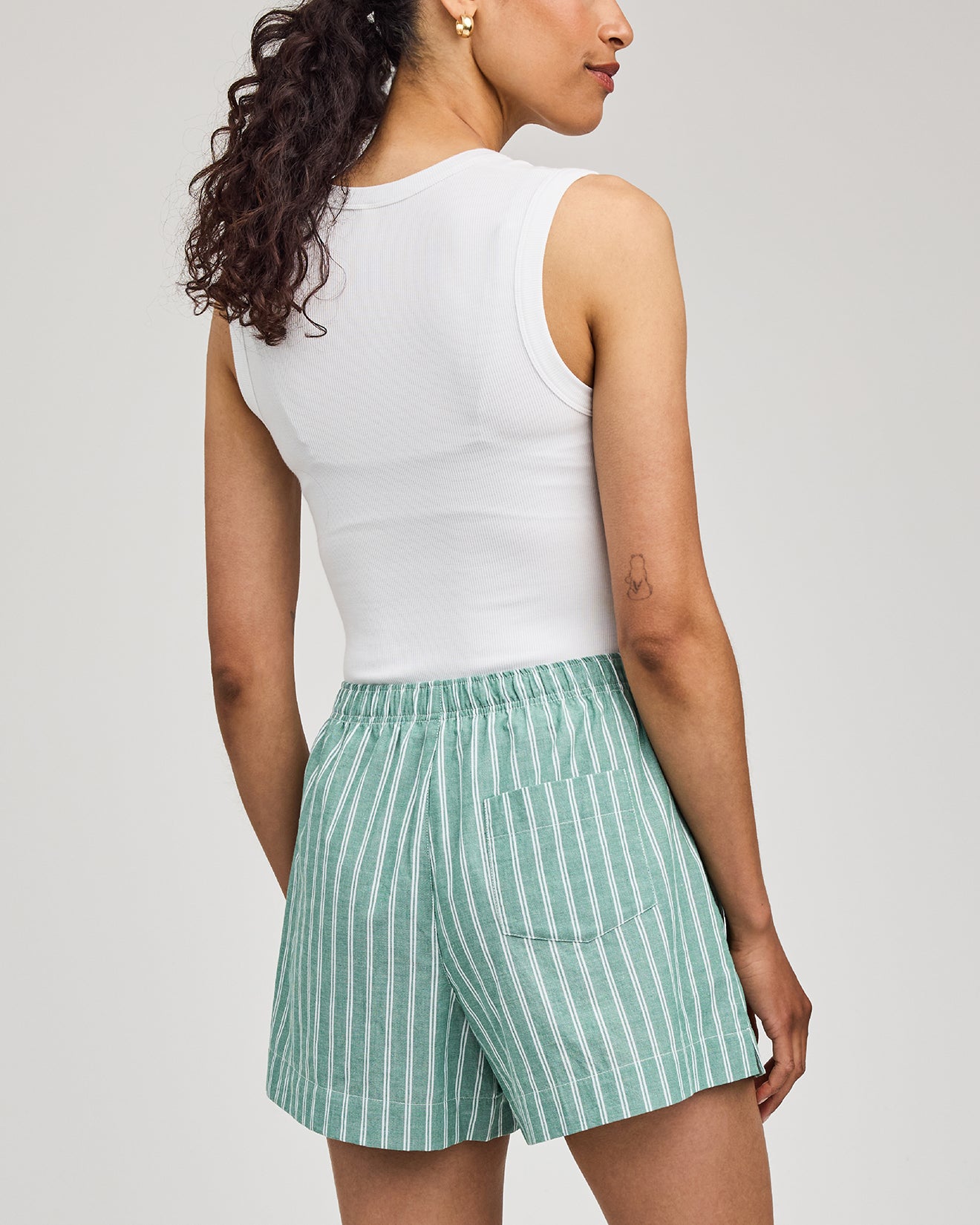 GENTLE FAWN LIMA SHORTS - KELLY STRIPE