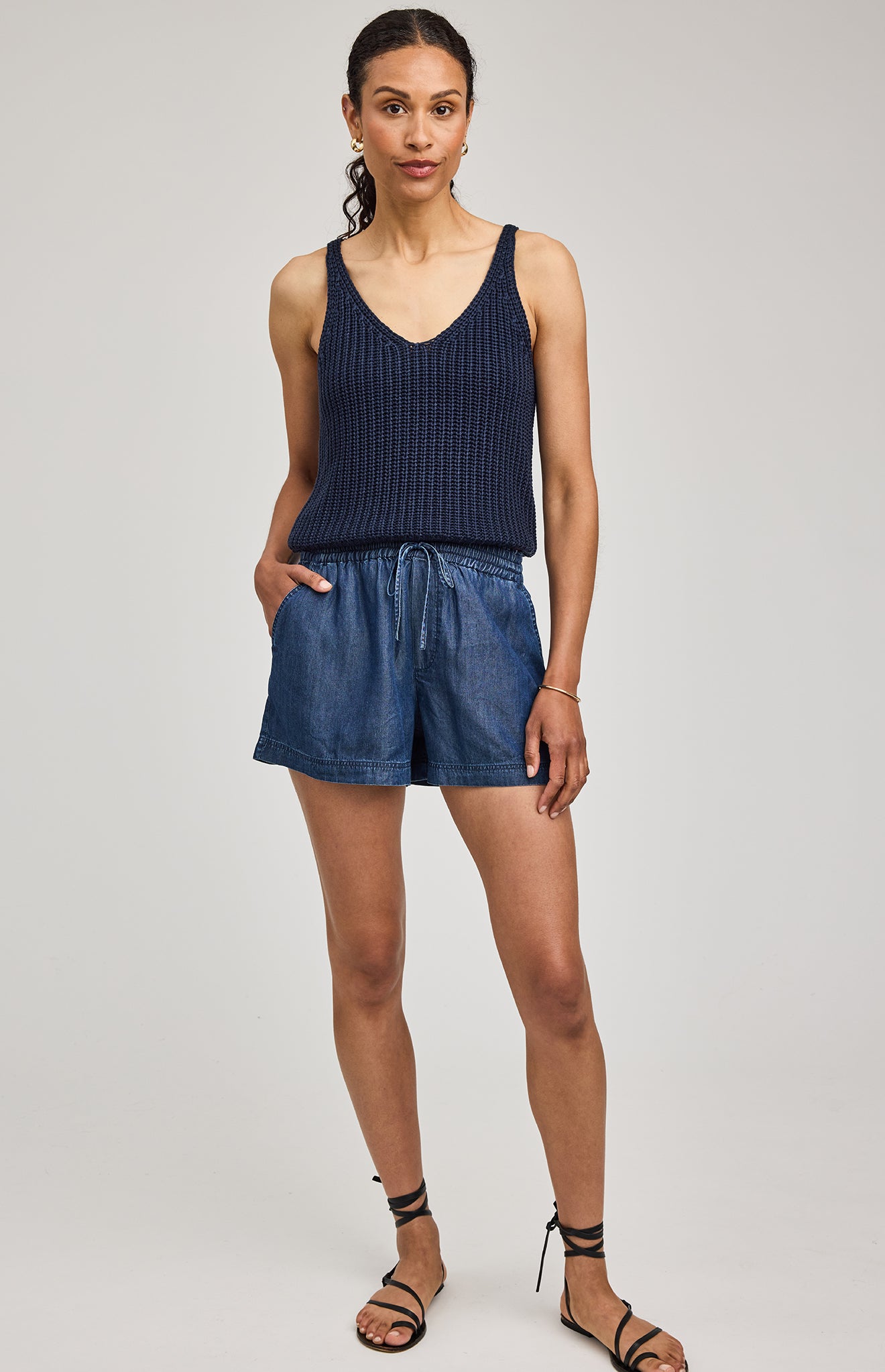 GENTLE FAWN TESSA SHORTS - DARK BLUE