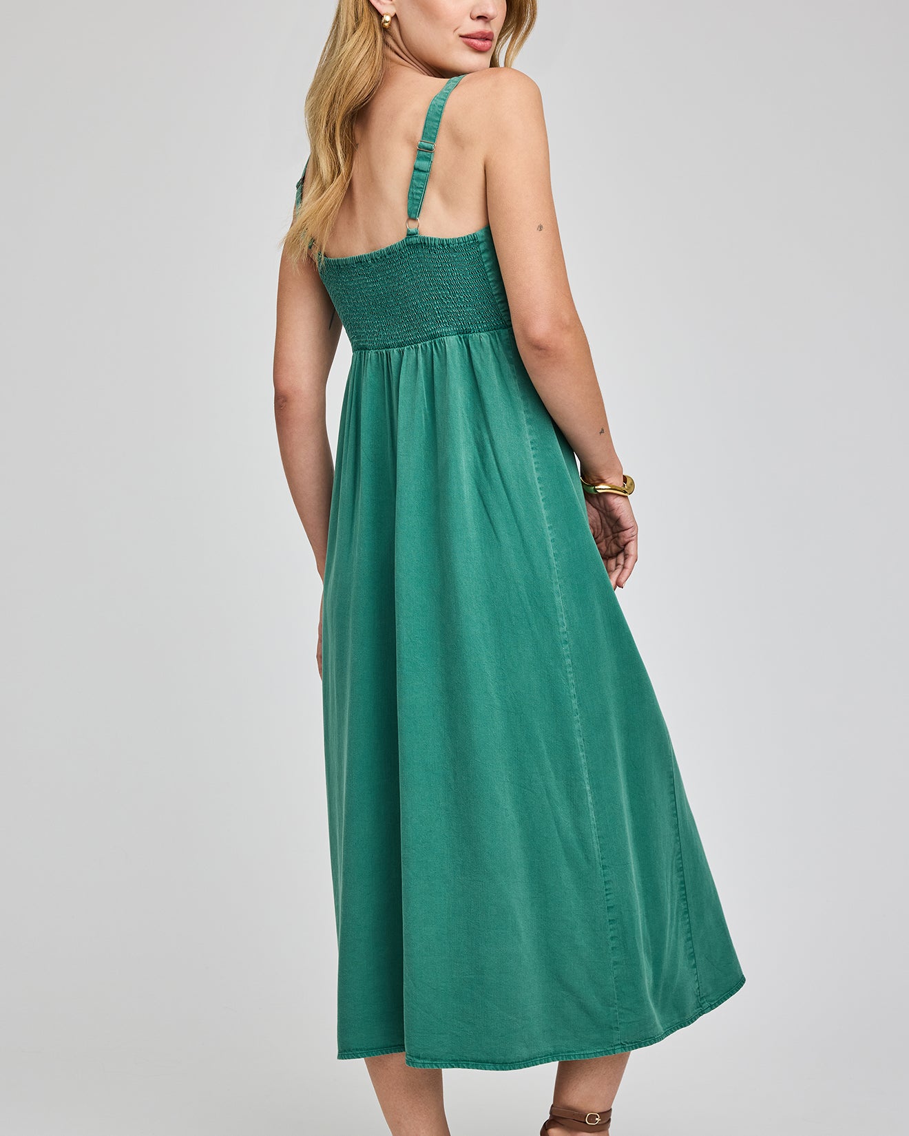 GENTLE FAWN RENATA MIDI DRESS - KELLY