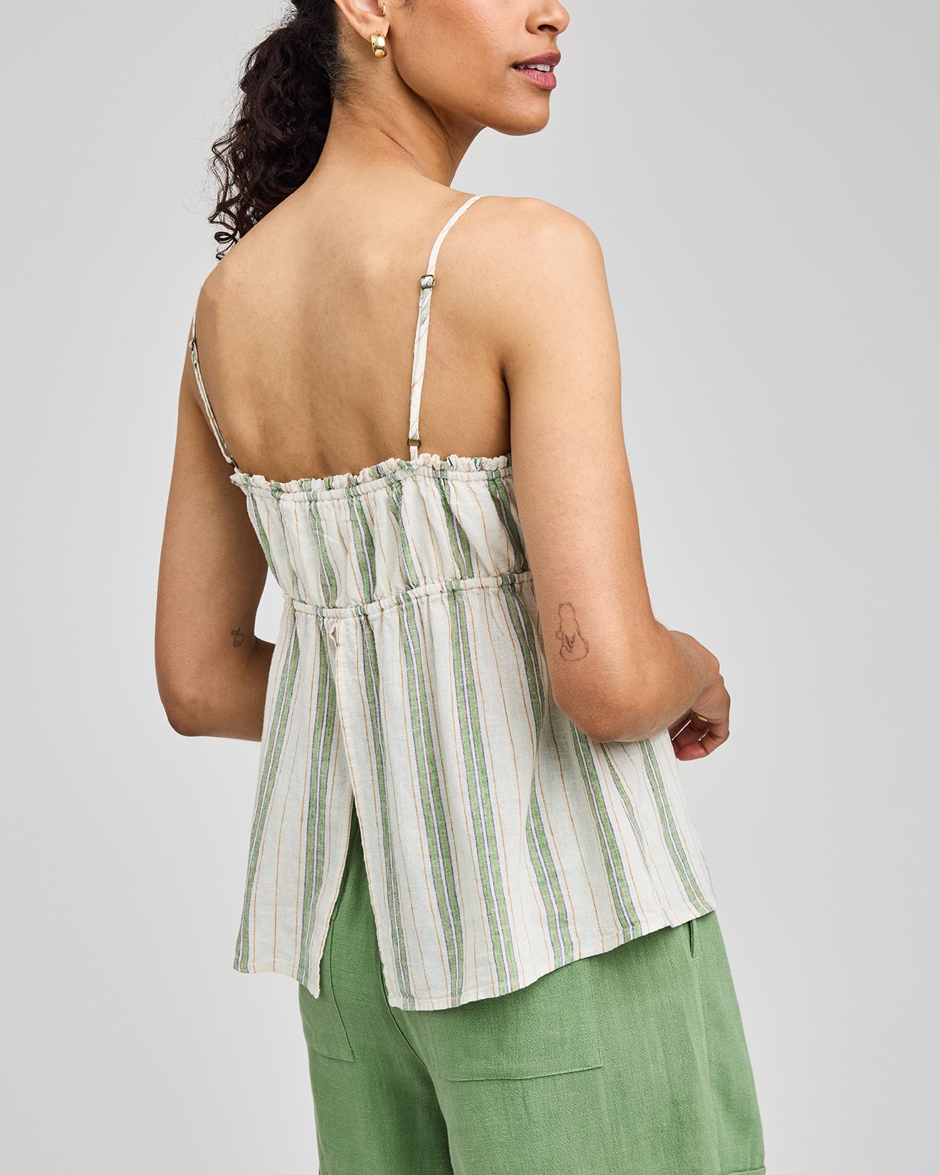 GENTLE FAWN ROSIE TANK - CREAM STRIPE