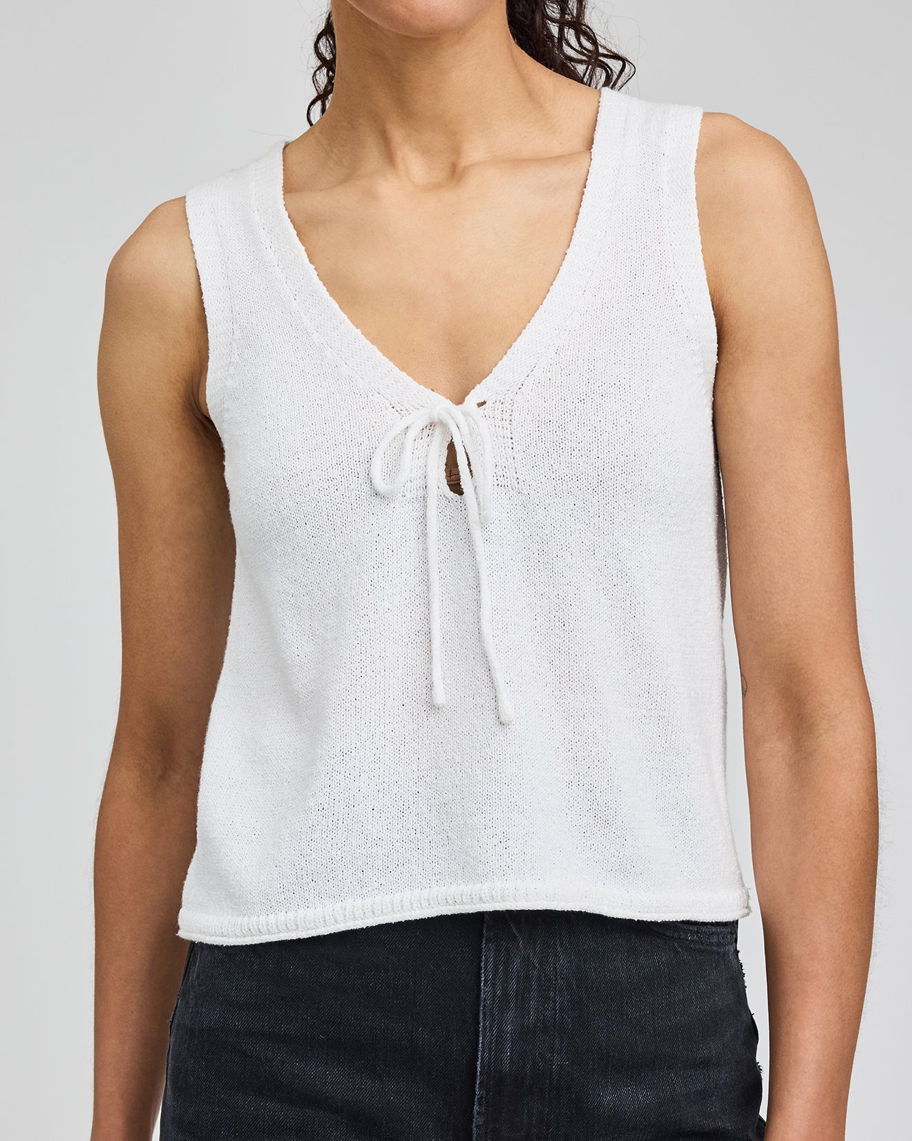 GENTLE FAWN REBEL KNIT TANK - WHITE