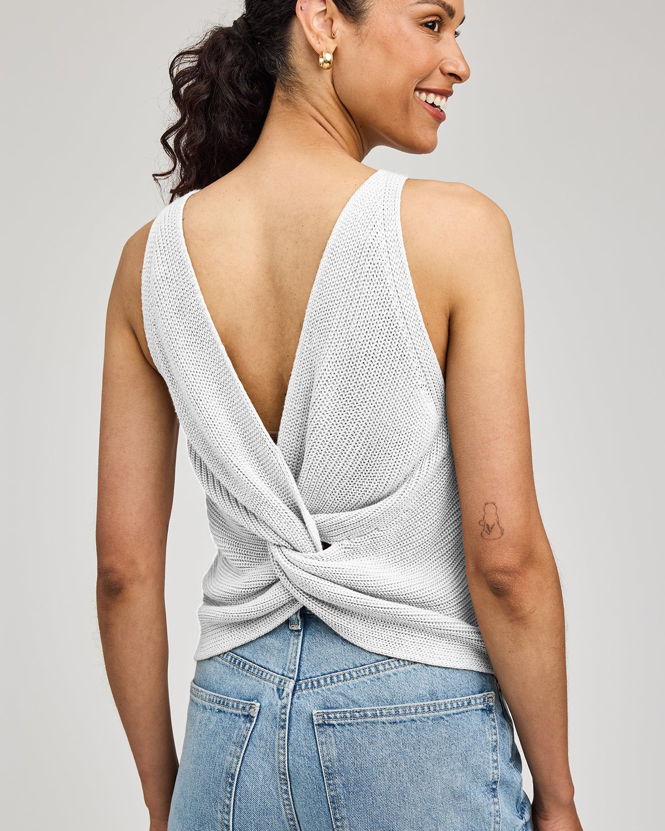 GENTLE FAWN KELSIE KNIT TANK - WHITE