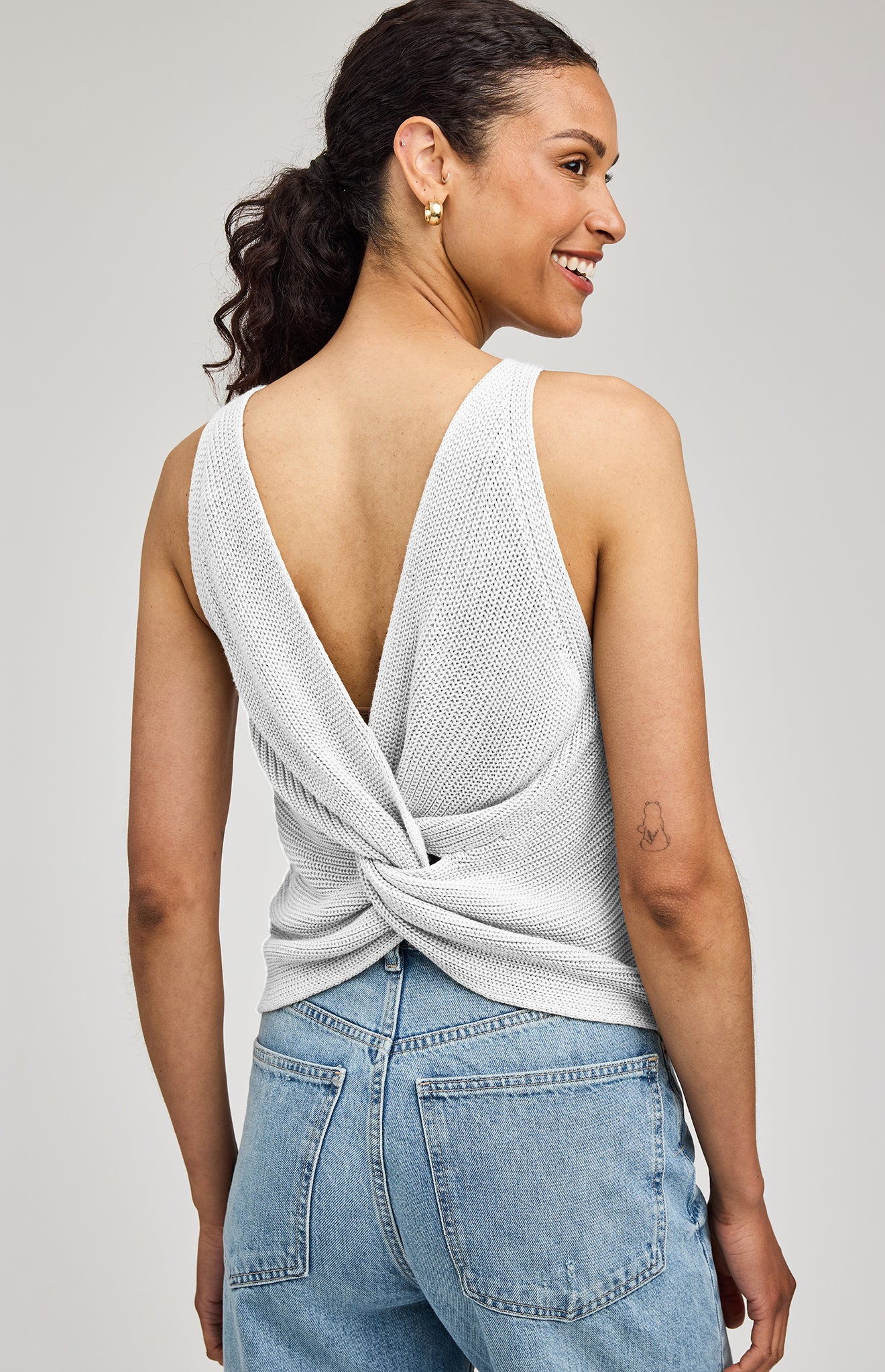 GENTLE FAWN KELSIE KNIT TANK - WHITE