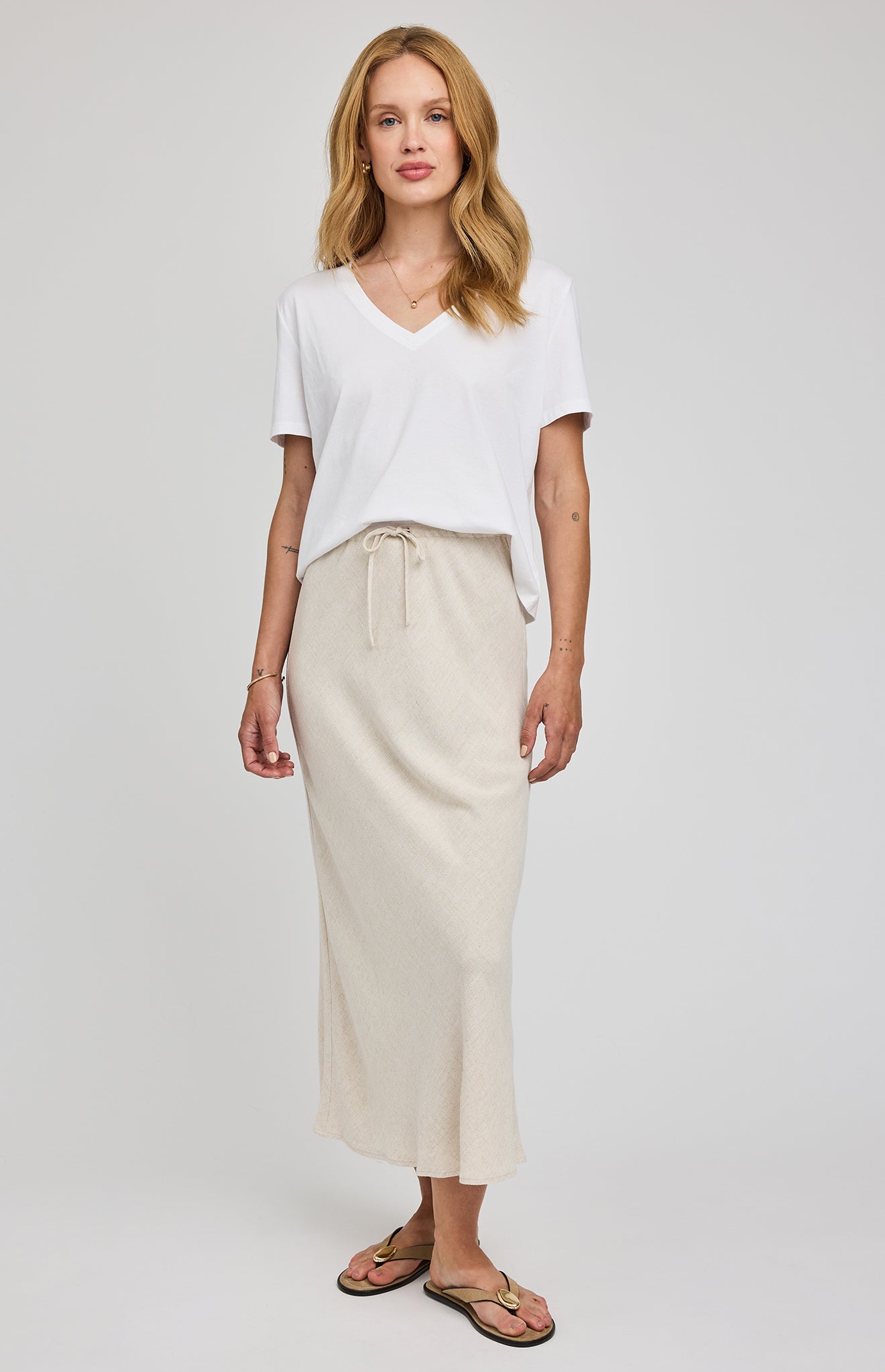 GENTLE FAWN CASSIA SKIRT - LINEN