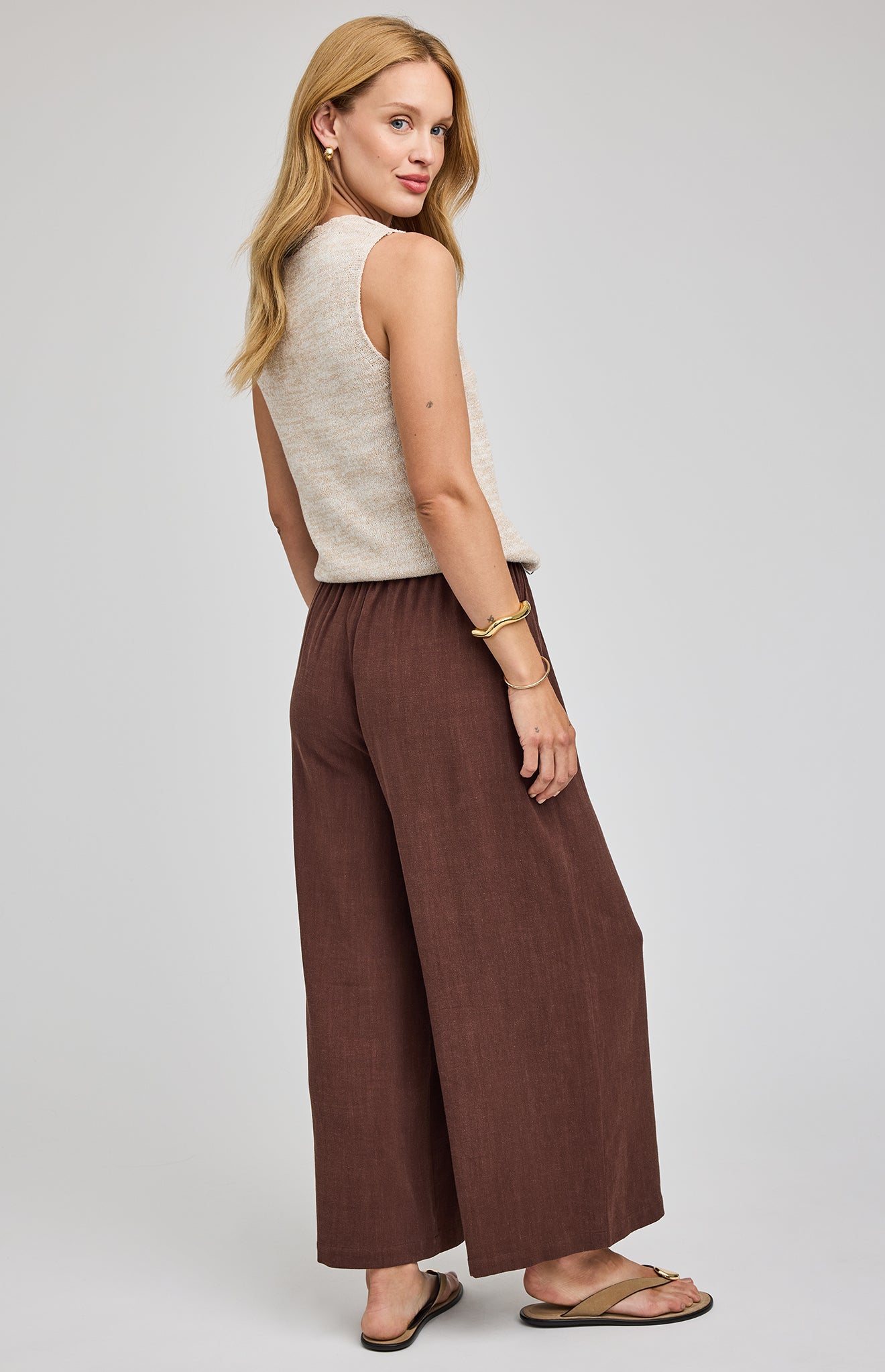 GENTLE FAWN ARLO LOOSE PANTS - ESPRESSO