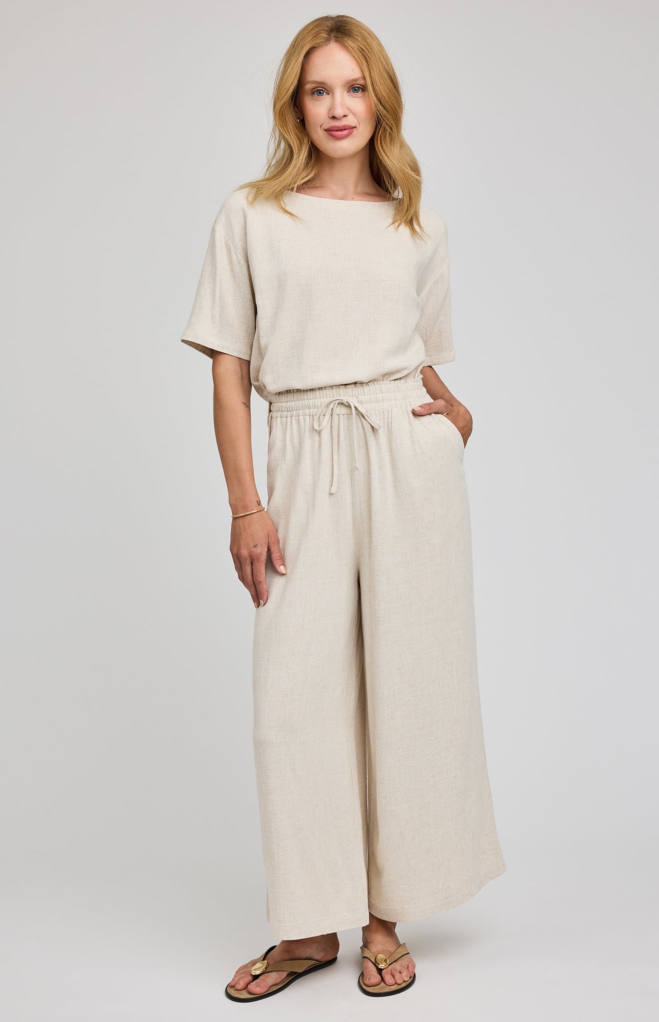 GENTLE FAWN ARLO LOOSE PANTS - LINEN
