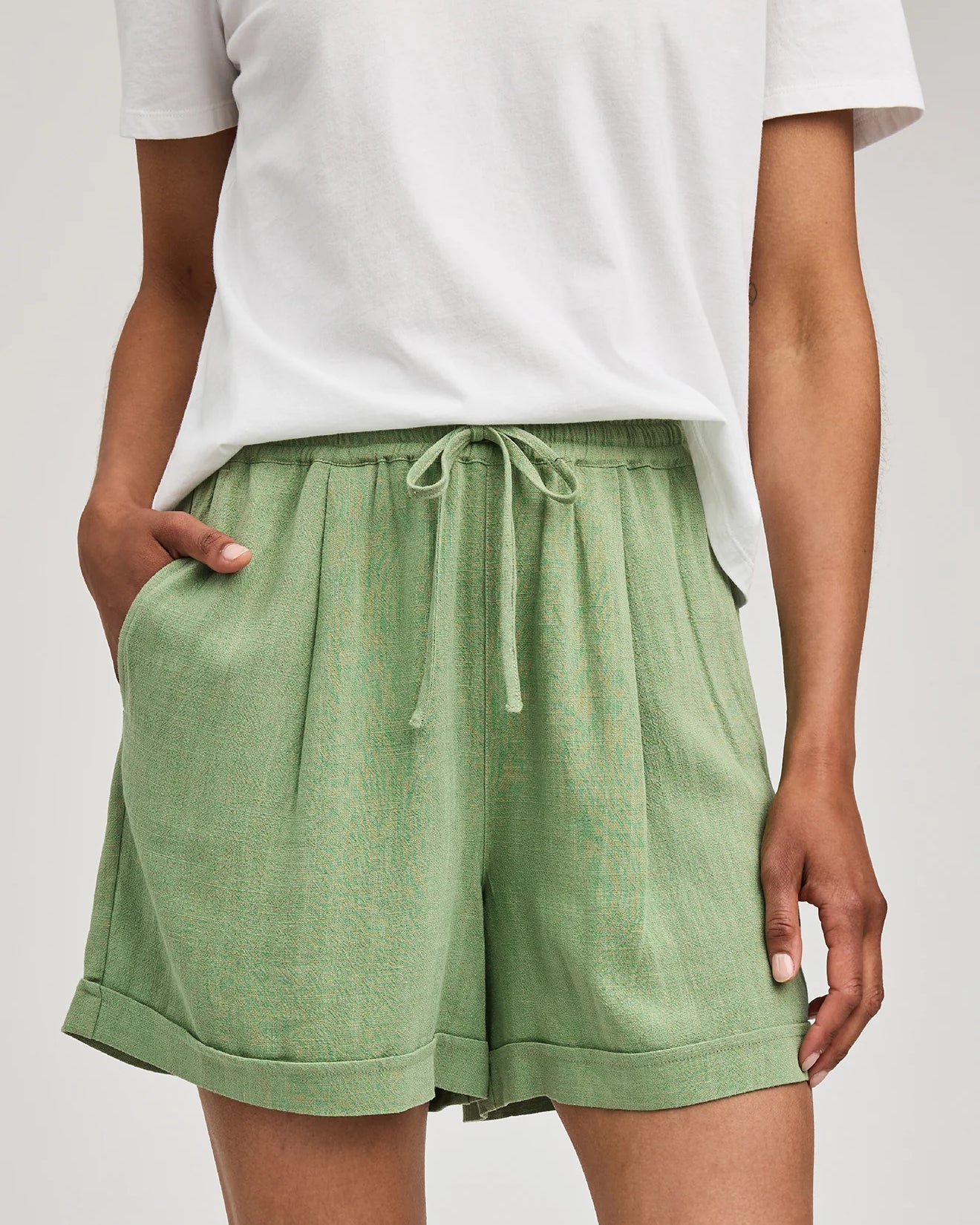 GENTLE FAWN JUNO PULL ON SHORTS - JADE
