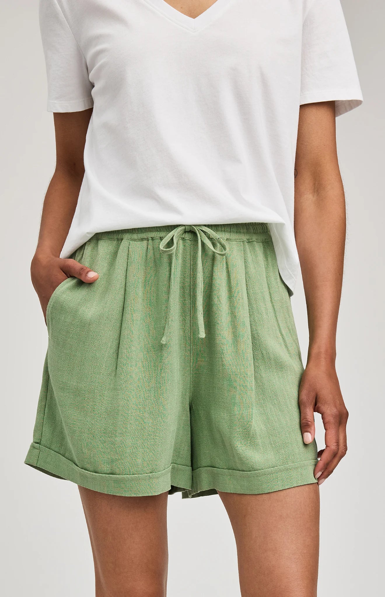 GENTLE FAWN JUNO PULL ON SHORTS - JADE
