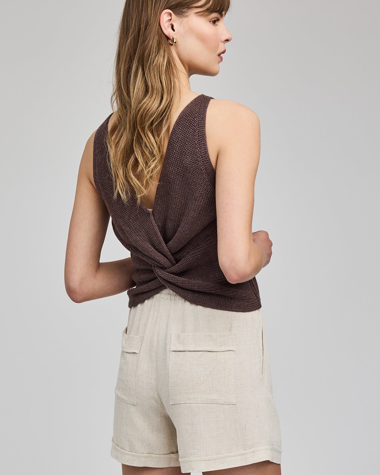 GENTLE FAWN JUNO PULL ON SHORTS - LINEN