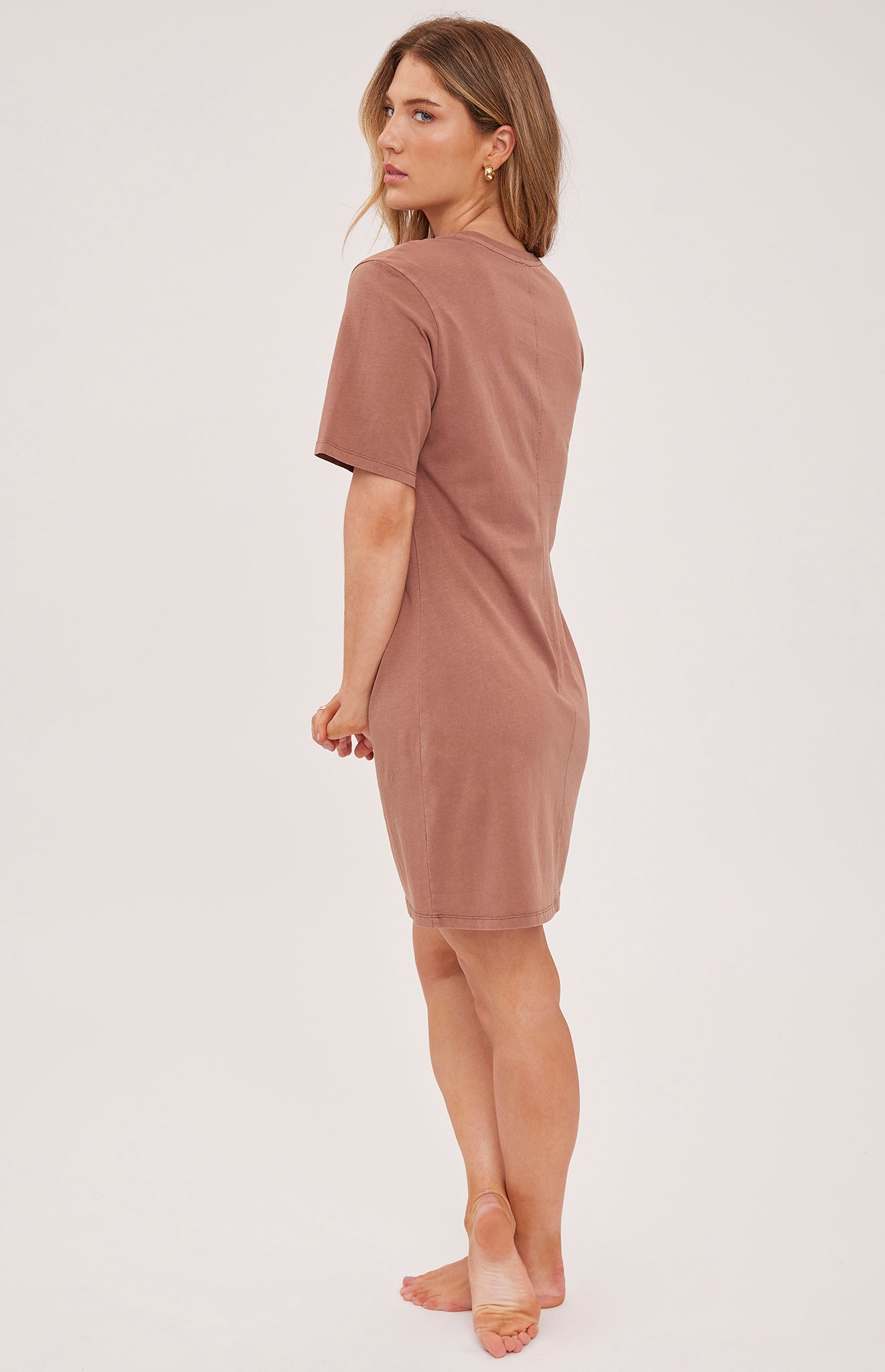GENTLE FAWN CINDY T SHIRT DRESS - CAPPUCCINO