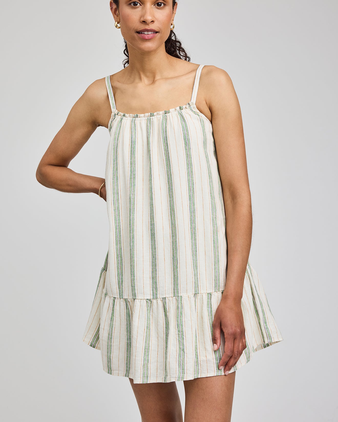 GENTLE FAWN STEPHANIE DRESS - CREAM STRIPE