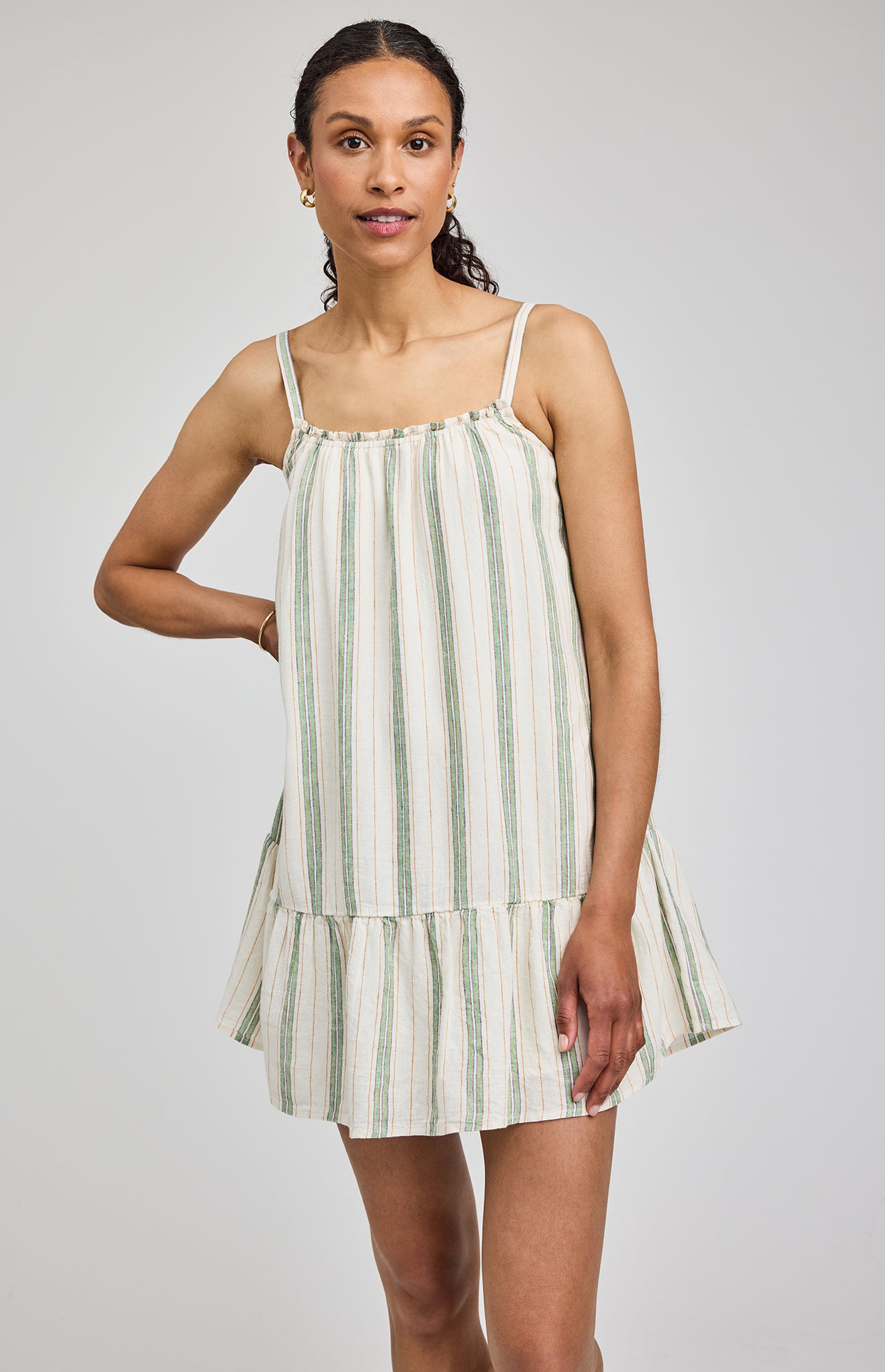 GENTLE FAWN STEPHANIE DRESS - CREAM STRIPE