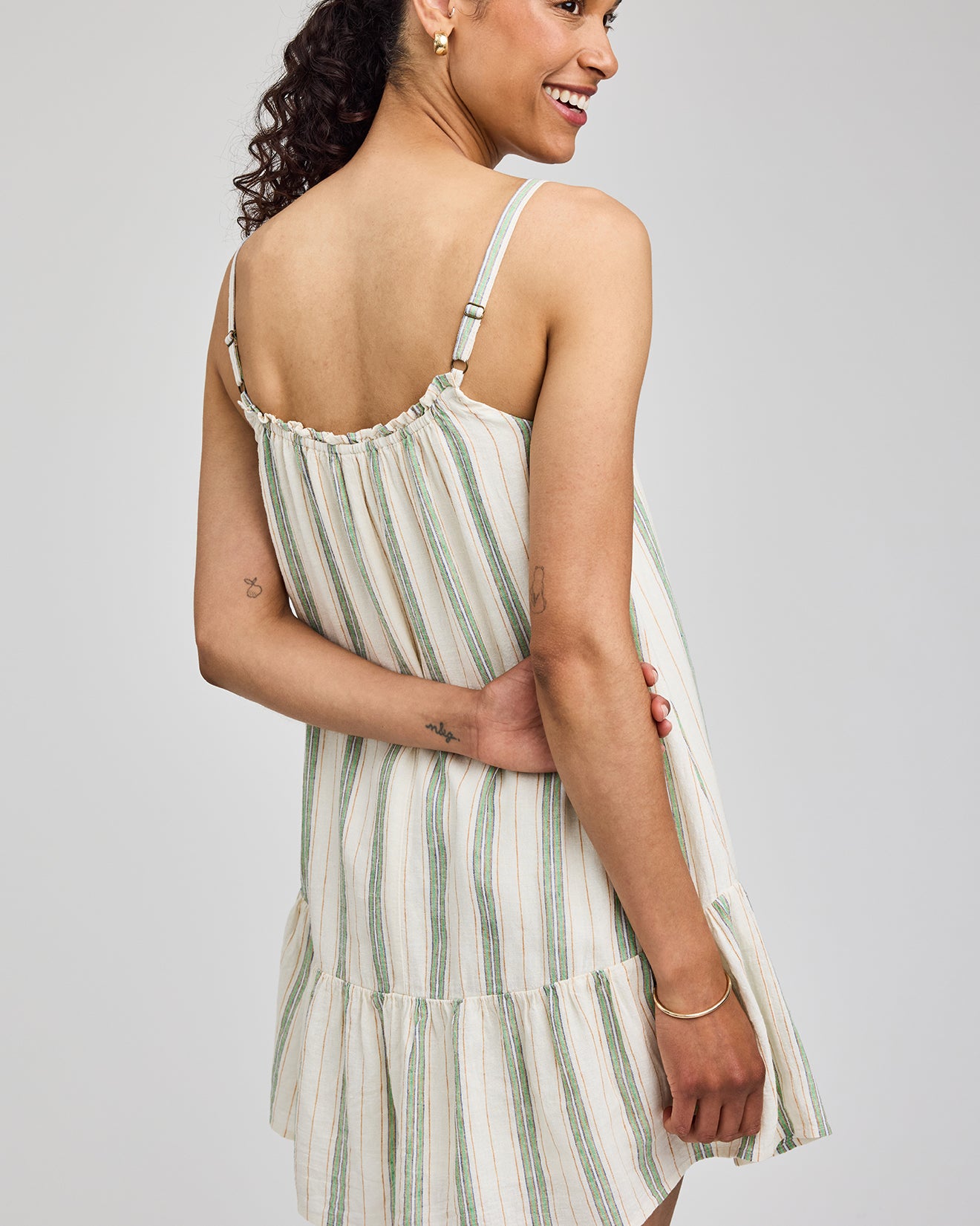 GENTLE FAWN STEPHANIE DRESS - CREAM STRIPE