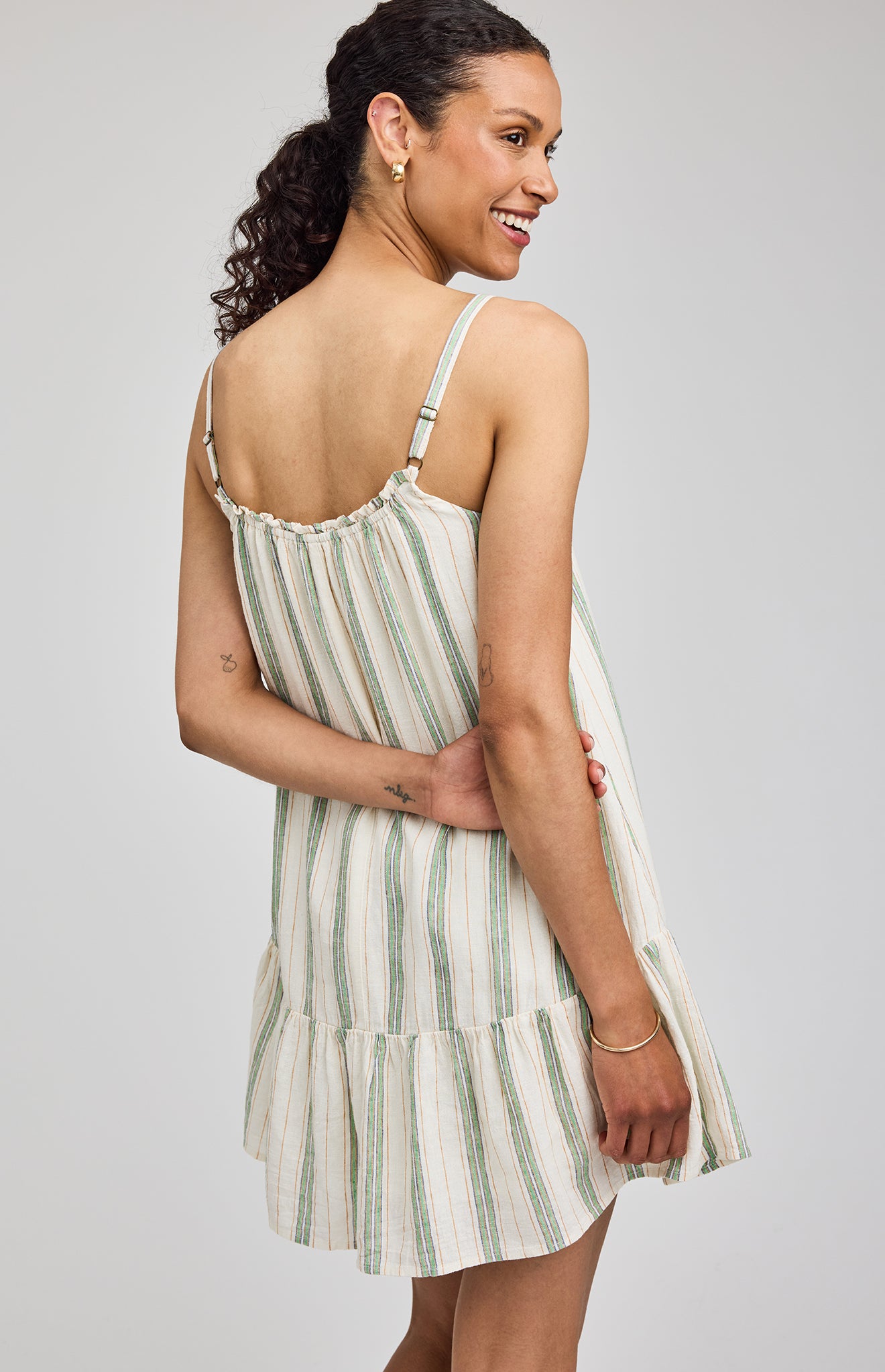 GENTLE FAWN STEPHANIE DRESS - CREAM STRIPE
