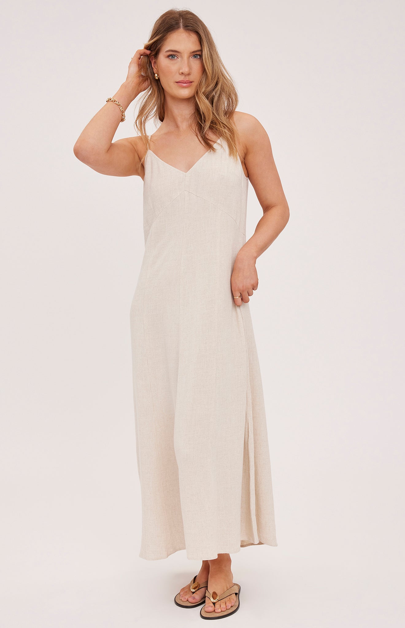 GENTLE FAWN VIRGINIA MAXI DRESS - LINEN