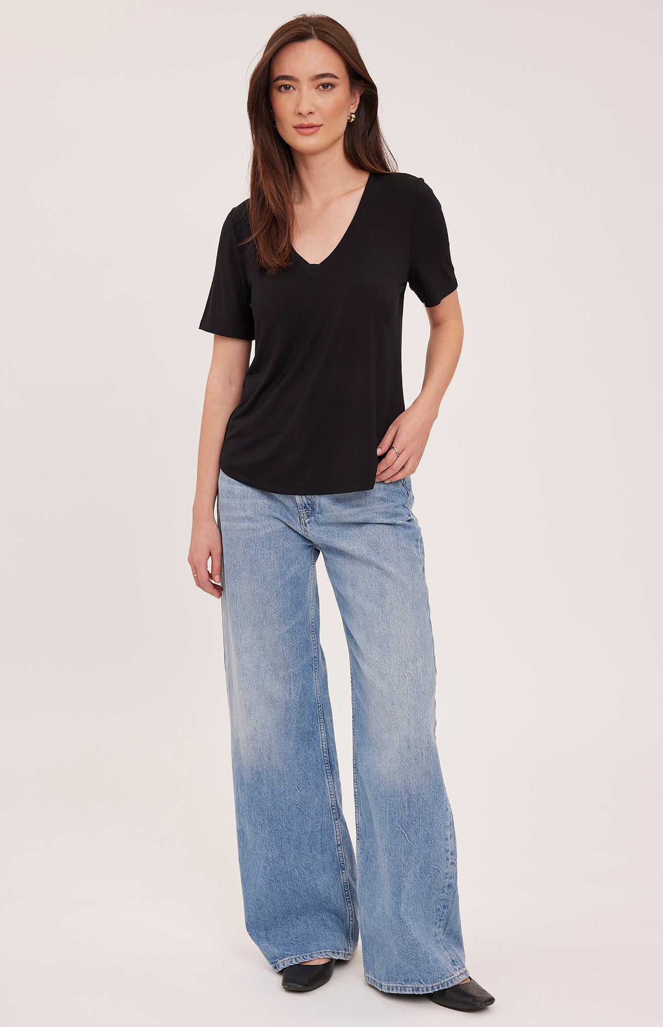 *PRE ORDER* GENTLE FAWN JAMIE TEE - BLACK