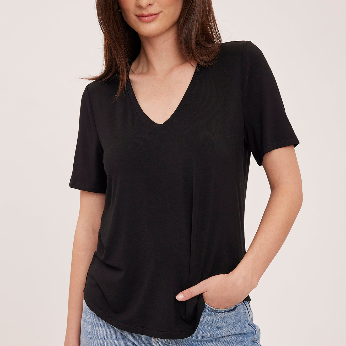 *PRE ORDER* GENTLE FAWN JAMIE TEE - BLACK