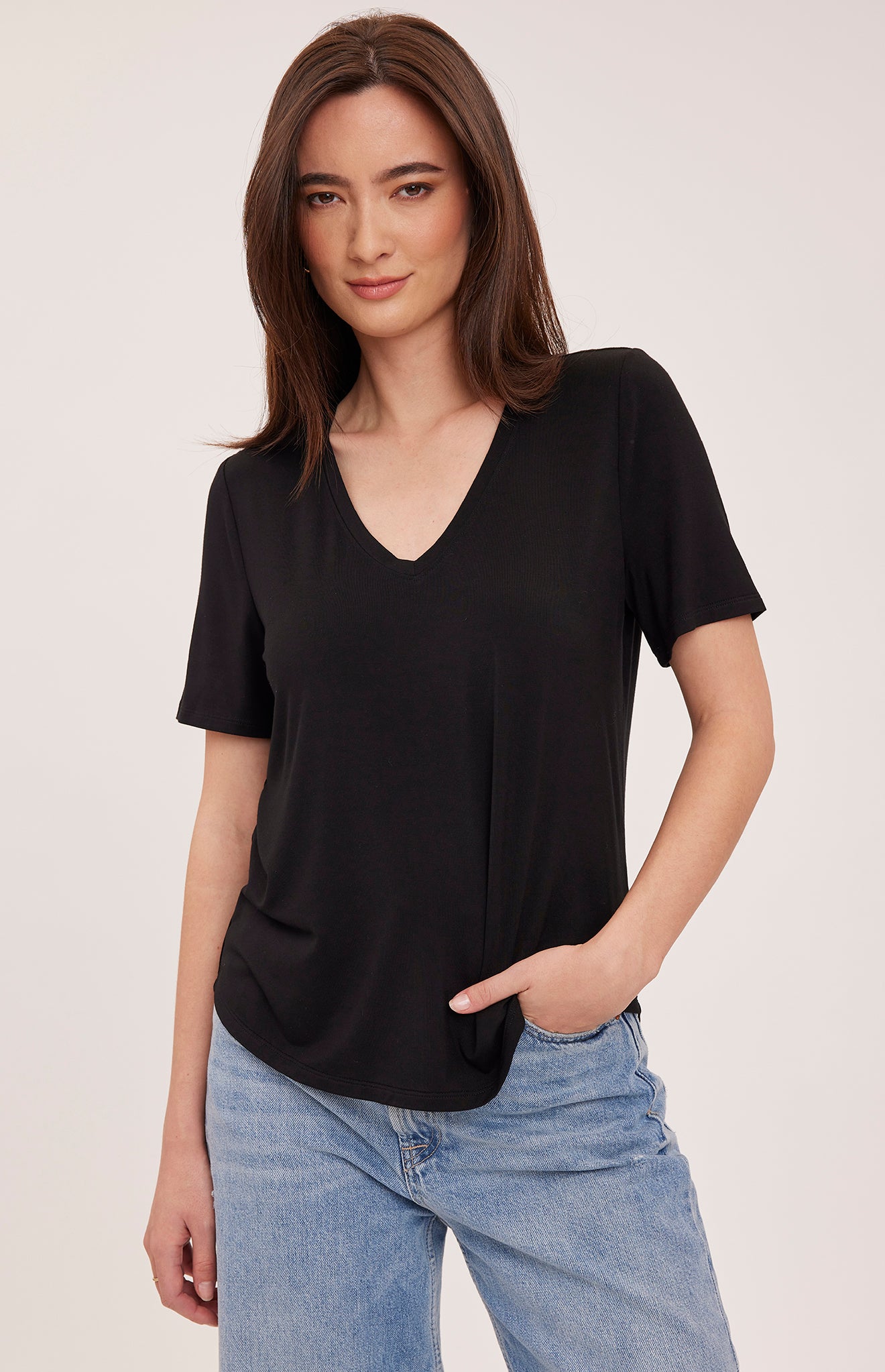*PRE ORDER* GENTLE FAWN JAMIE TEE - BLACK