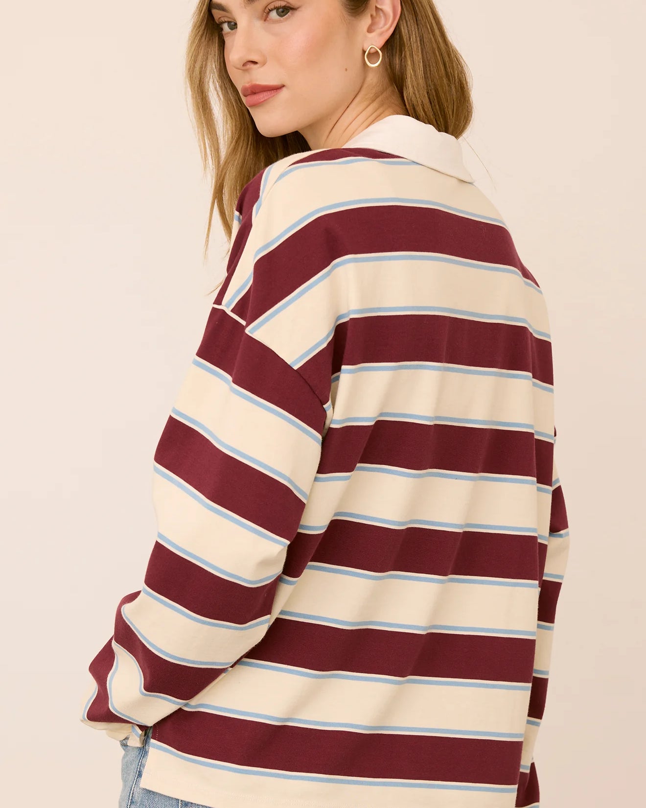 GENTLE FAWN BRIT LONG SLEEVE - FIG COMBO