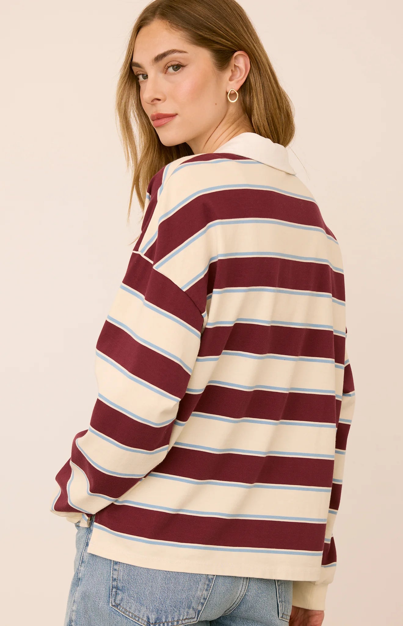 GENTLE FAWN BRIT LONG SLEEVE - FIG COMBO