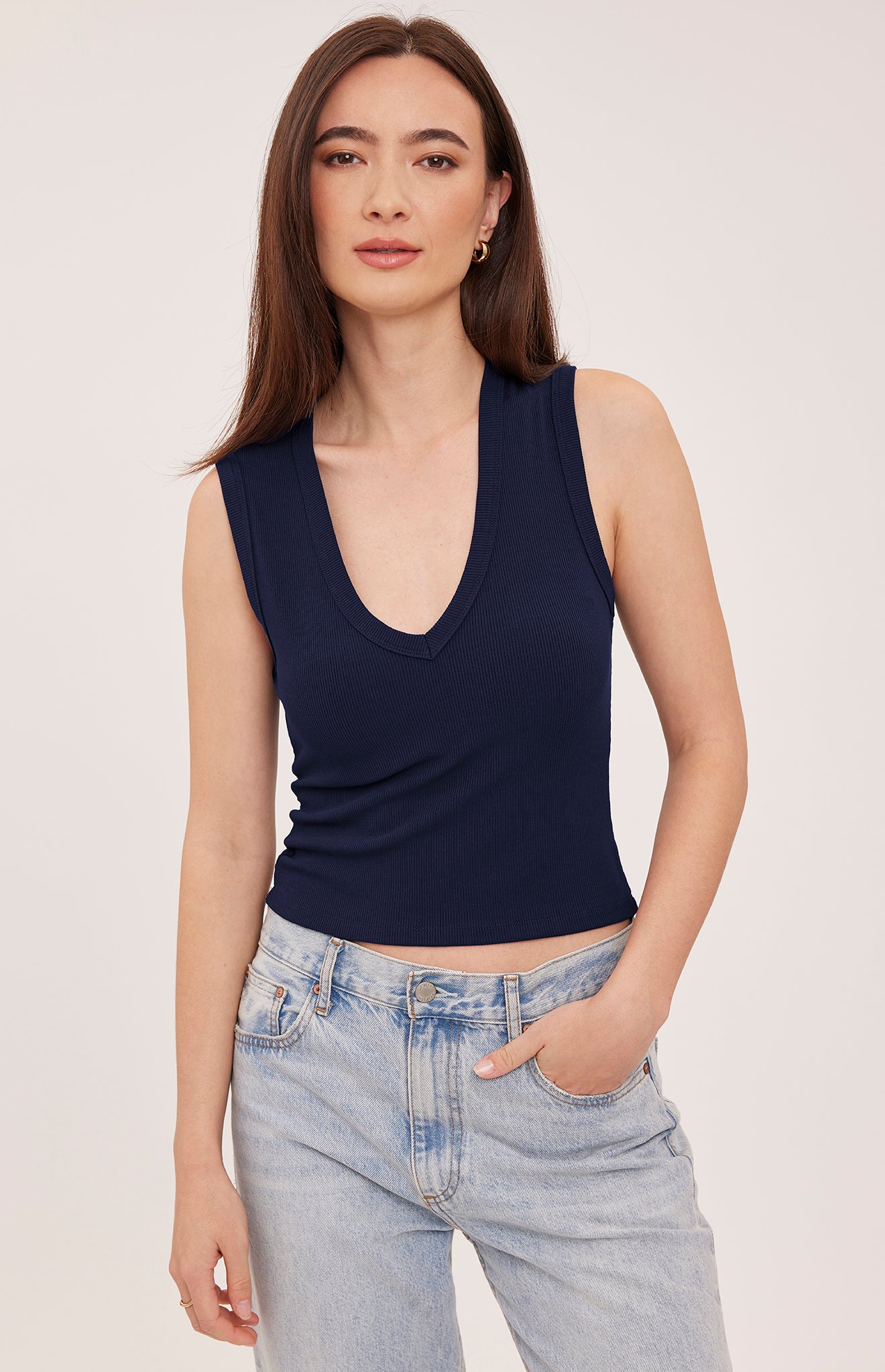 *PRE ORDER* GENTLE FAWN CRAWFORD TANK - NAVY