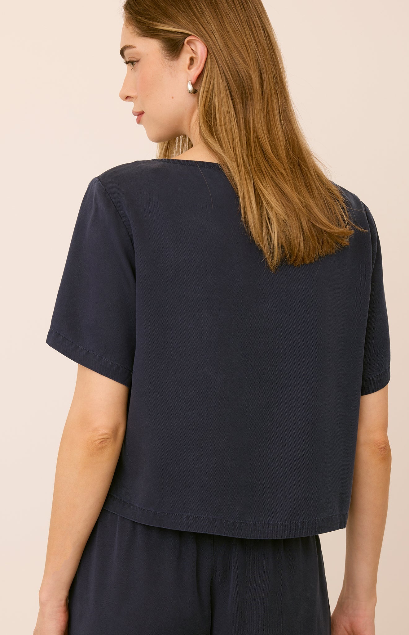 GENTLE FAWN BRYCE SS TOP - WASHED NAVY