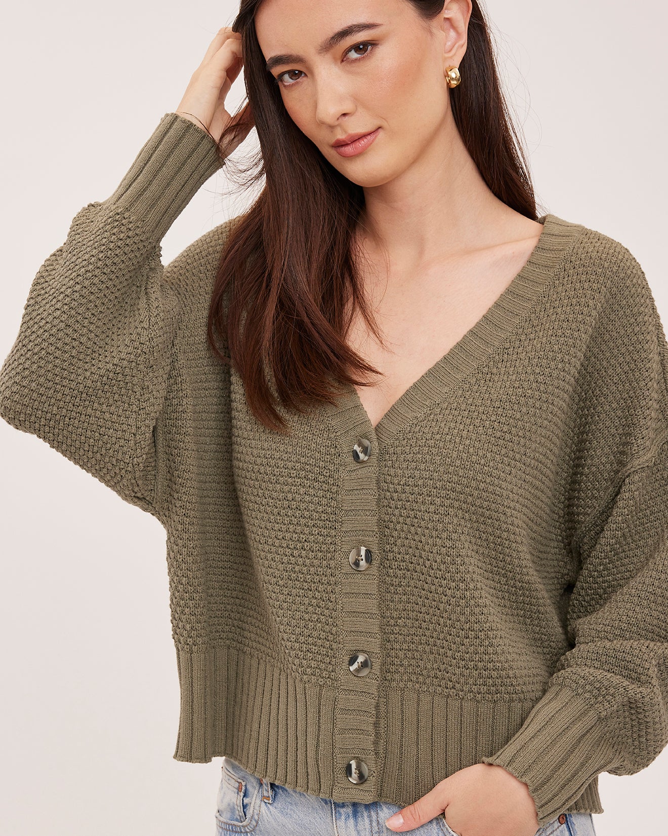 GENTLE FAWN JENNALEE CARDIGAN - SAGE