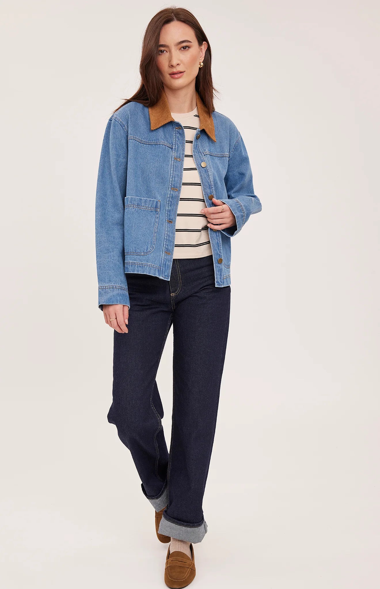 *PRE ORDER* GENTLE FAWN CONNER DENIM JACKET - LIGHT WASH