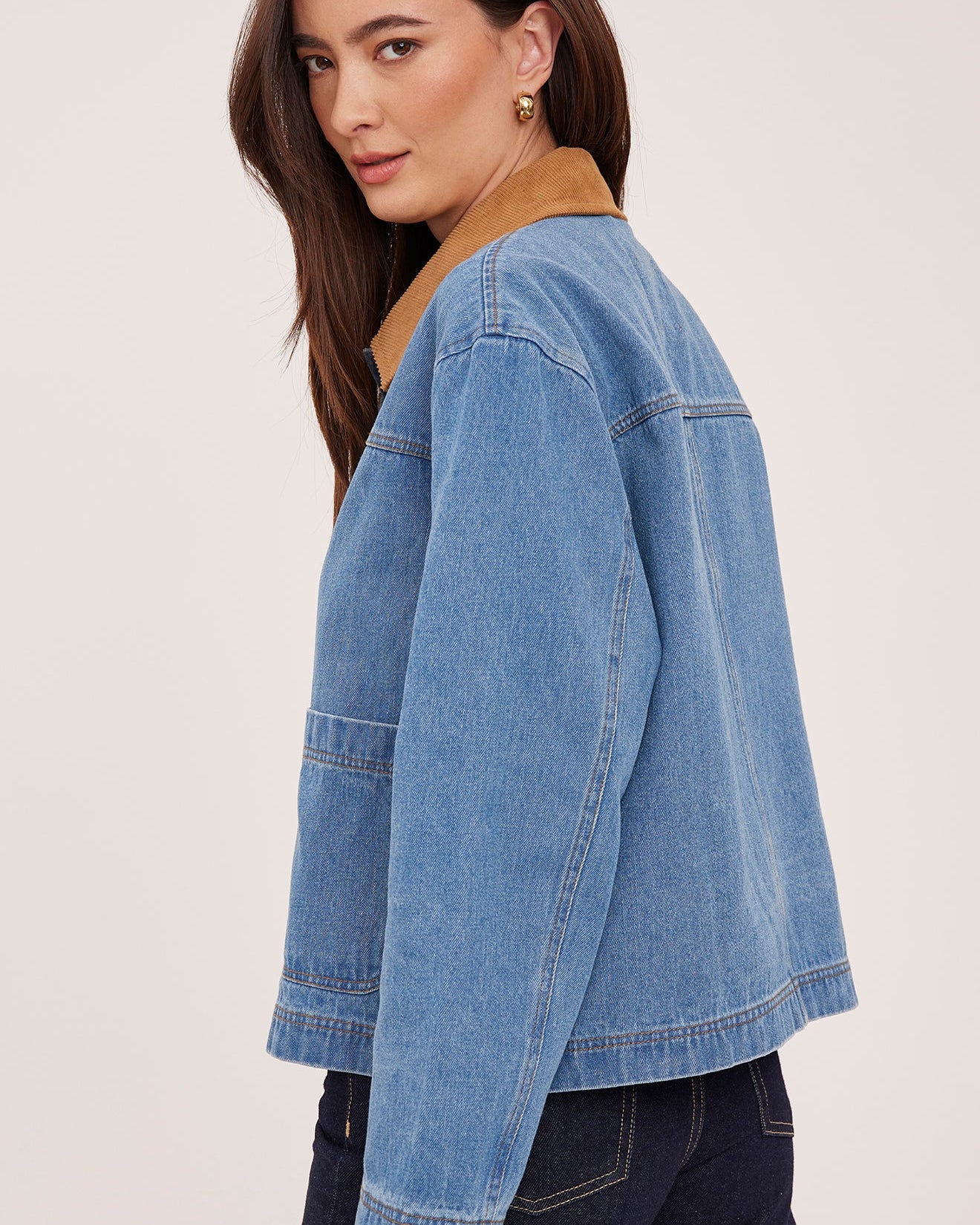 GENTLE FAWN CONNER DENIM JACKET - LIGHT WASH