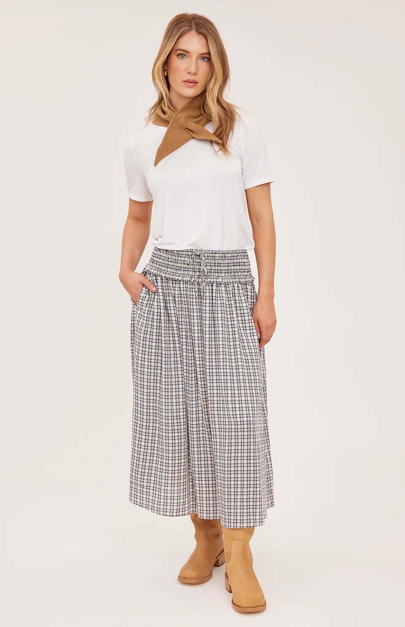 *PRE ORDER* GENTLE FAWN ELOWYN SKIRT - CREAM CHECK