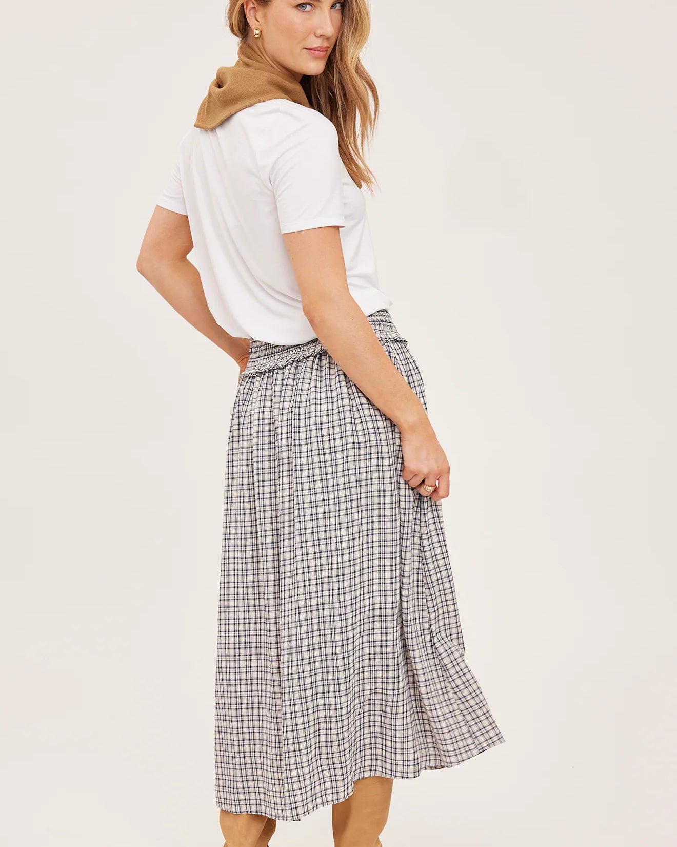 *PRE ORDER* GENTLE FAWN ELOWYN SKIRT - CREAM CHECK