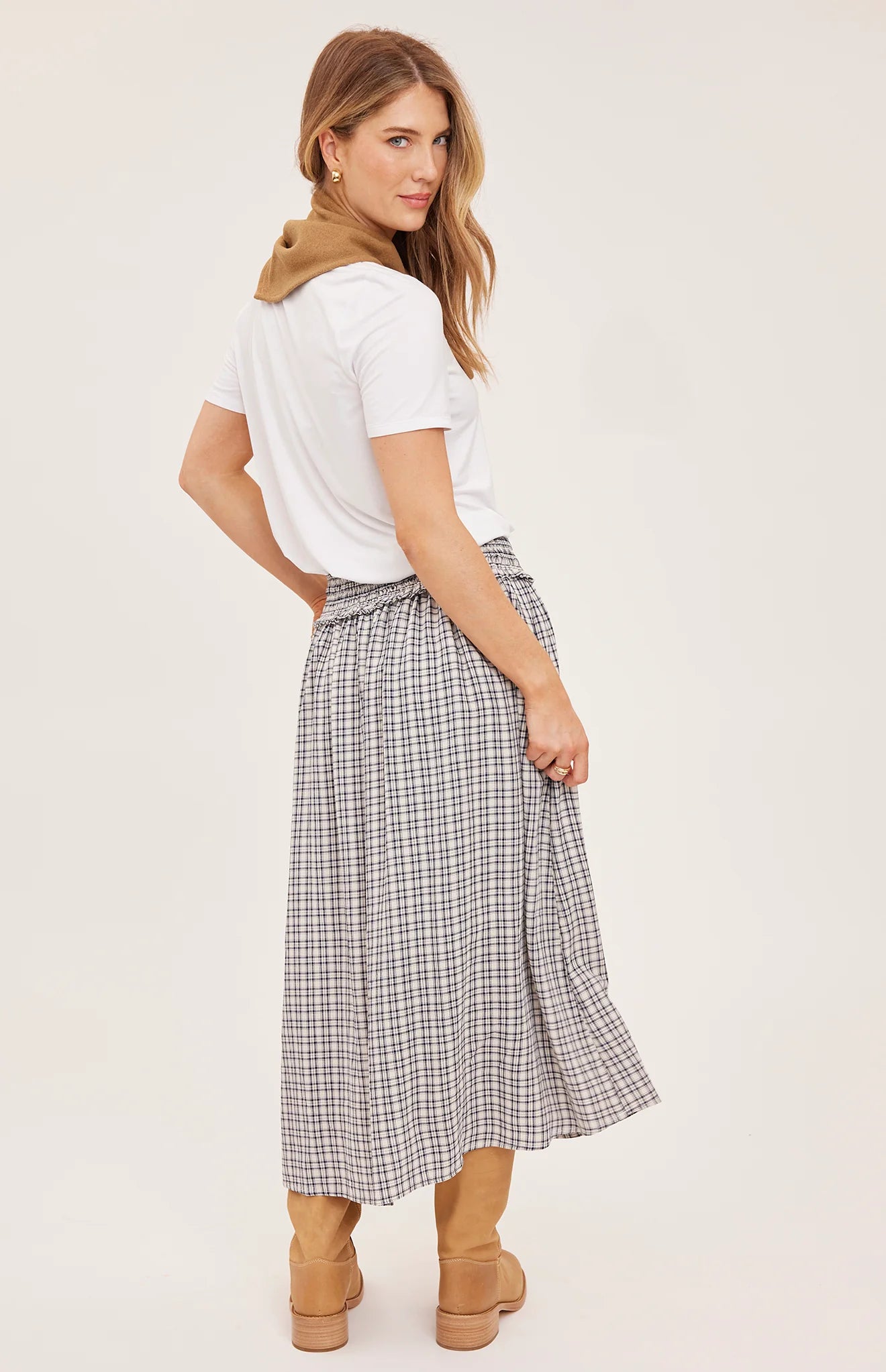 *PRE ORDER* GENTLE FAWN ELOWYN SKIRT - CREAM CHECK