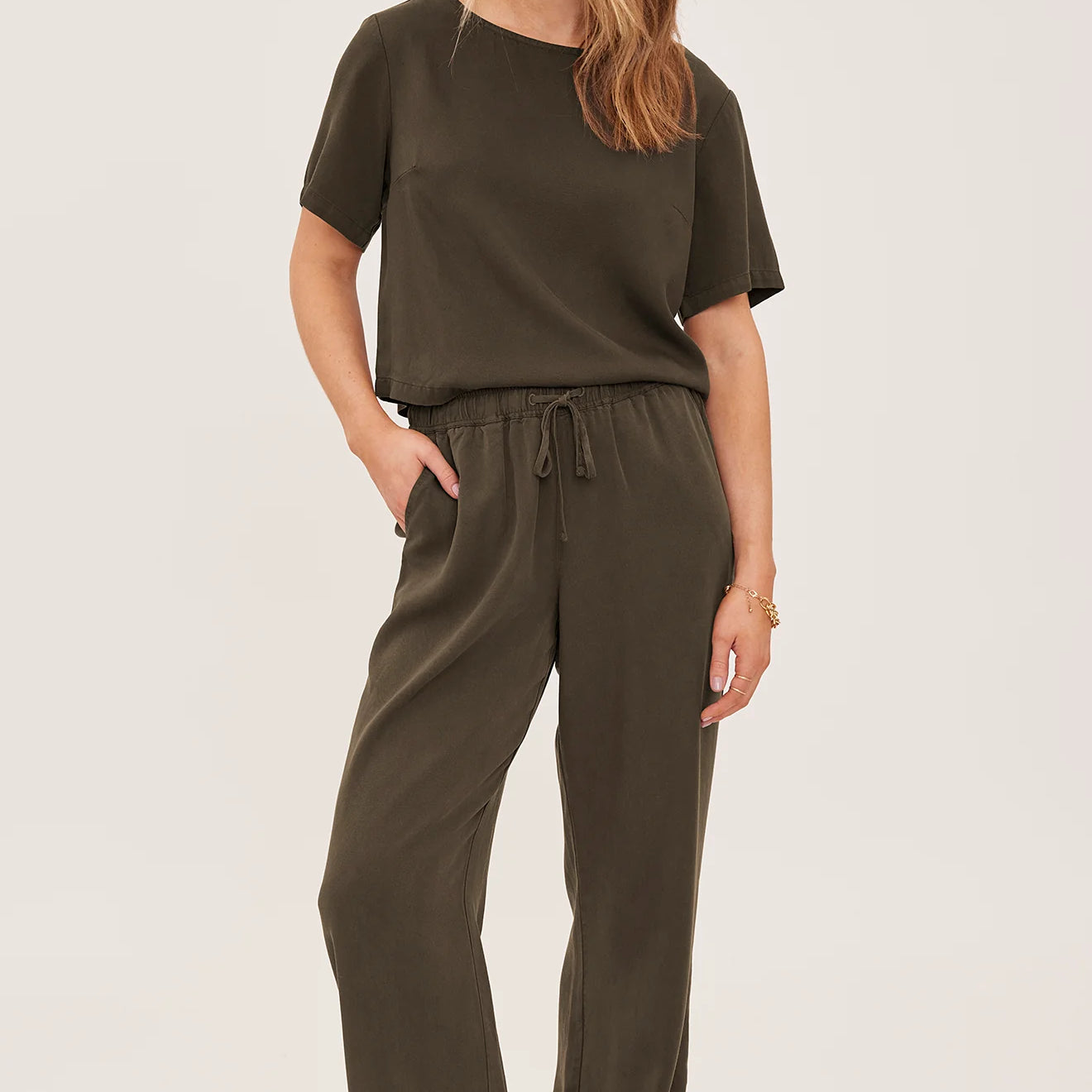 *PRE ORDER* GENTLE FAWN GABRIEL PANTS - WASHED BAYLEAF