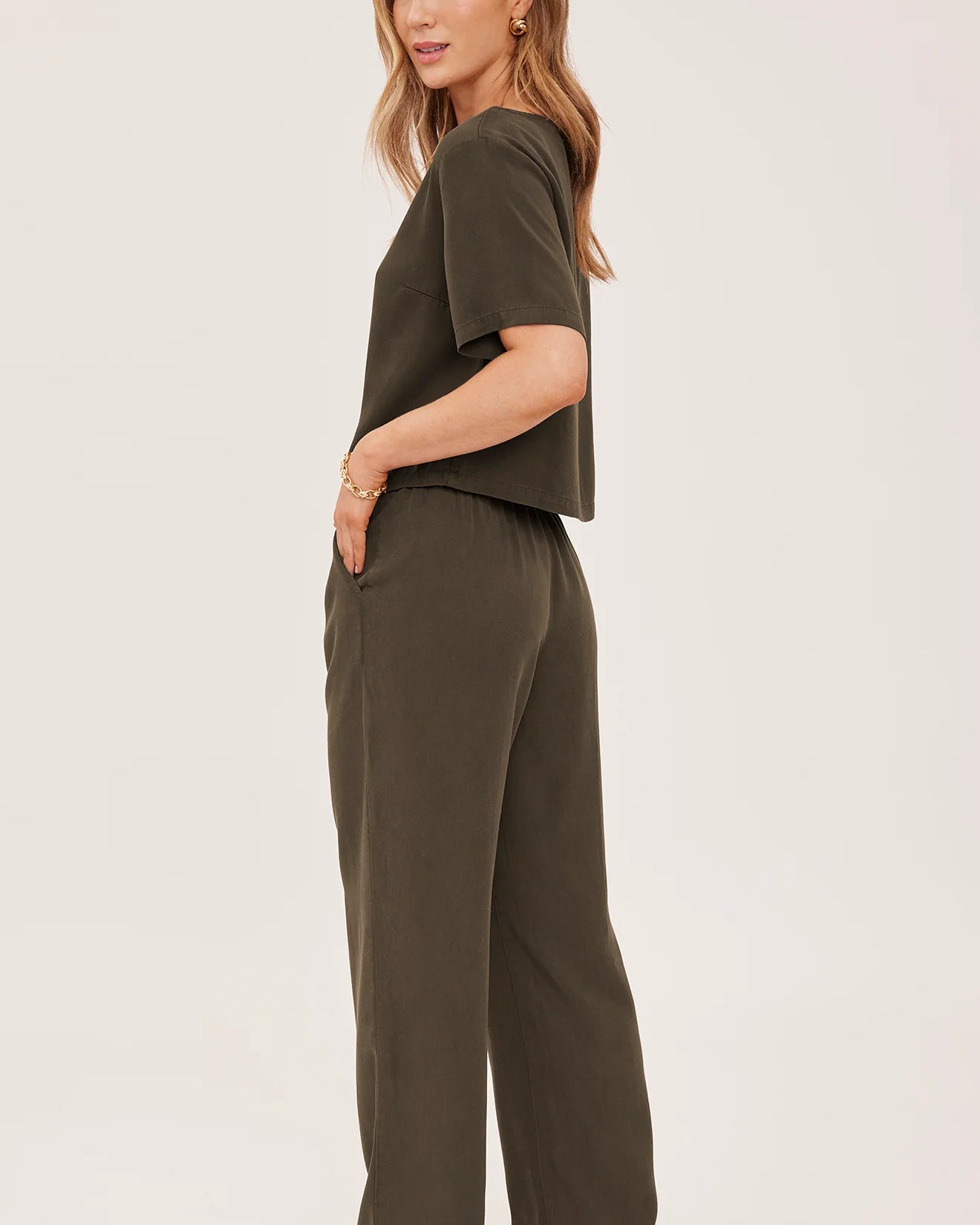 *PRE ORDER* GENTLE FAWN GABRIEL PANTS - WASHED BAYLEAF