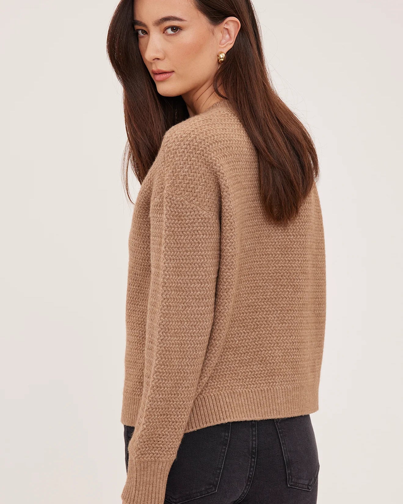 GENTLE FAWN DIXIE CARDIGAN - HEATHER LATTE